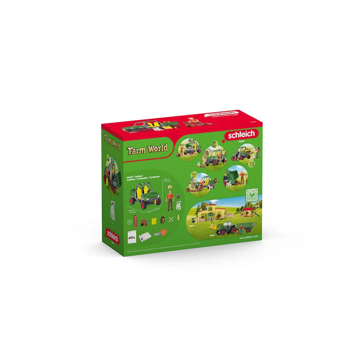 Schleich Working in the Forest Play Set