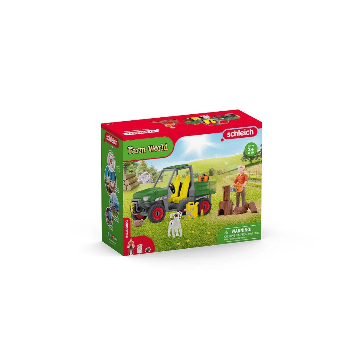 Schleich Working in the Forest Play Set