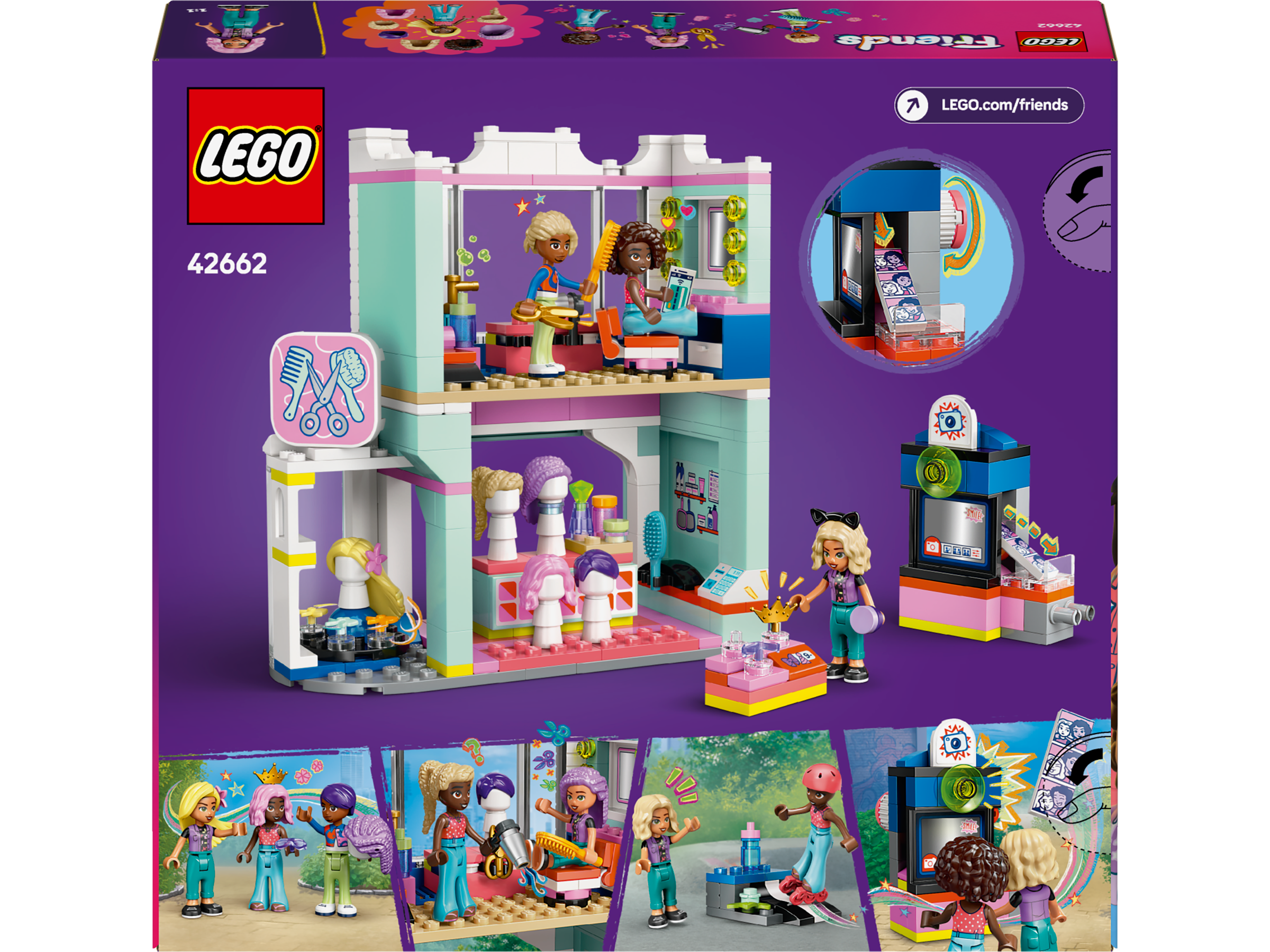 LEGO Friends 42662 Hair Salon and Accessories Store