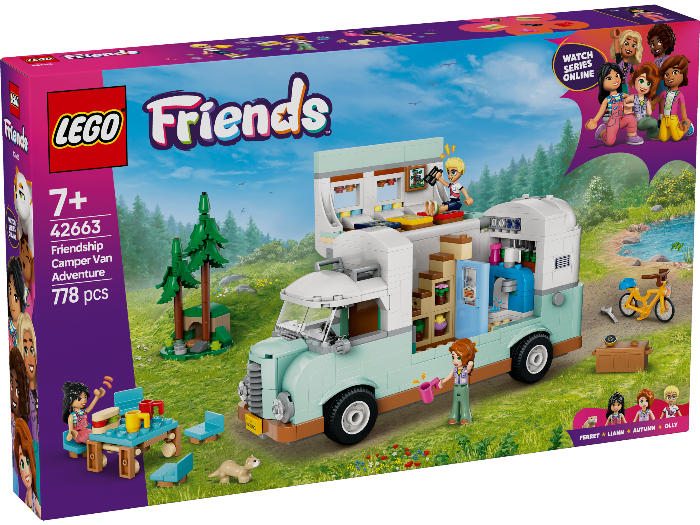 LEGO Friends 42663 Friendship Camper Van Adventure