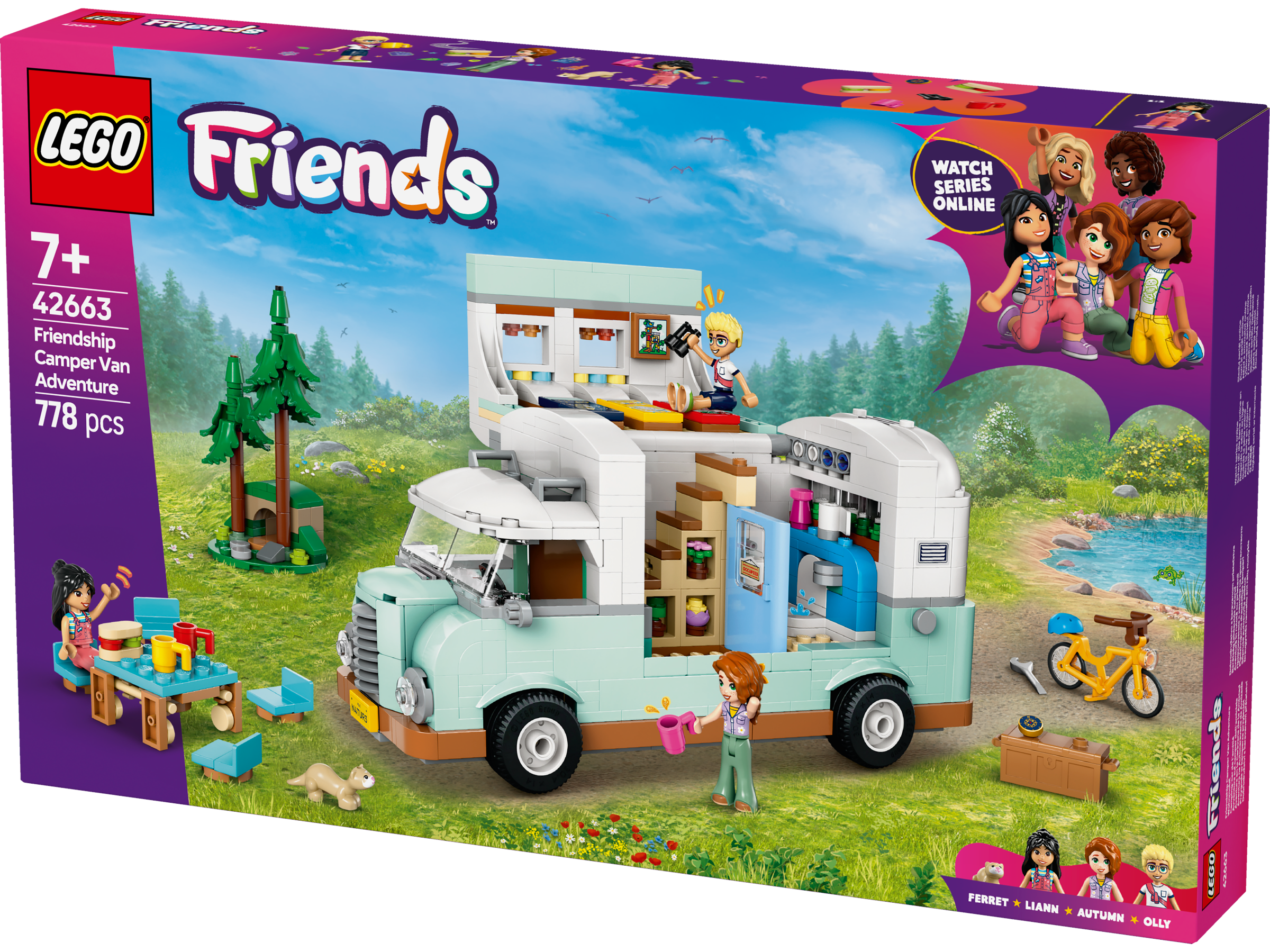 LEGO Friends 42663 Friendship Camper Van Adventure