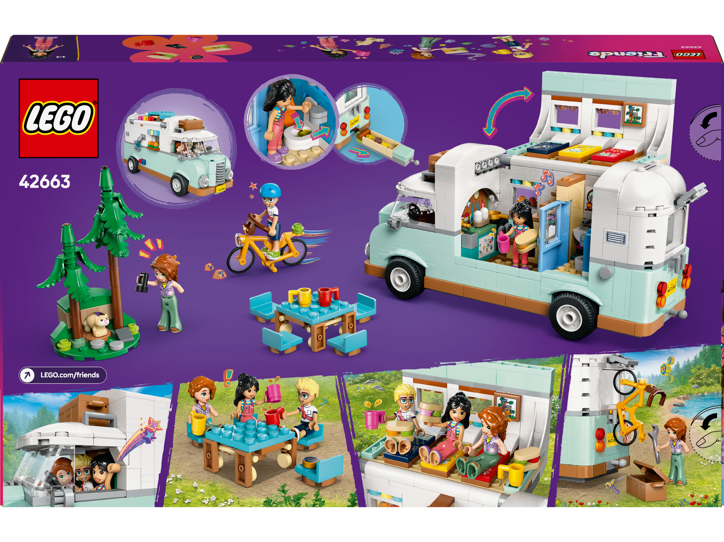 LEGO Friends 42663 Friendship Camper Van Adventure