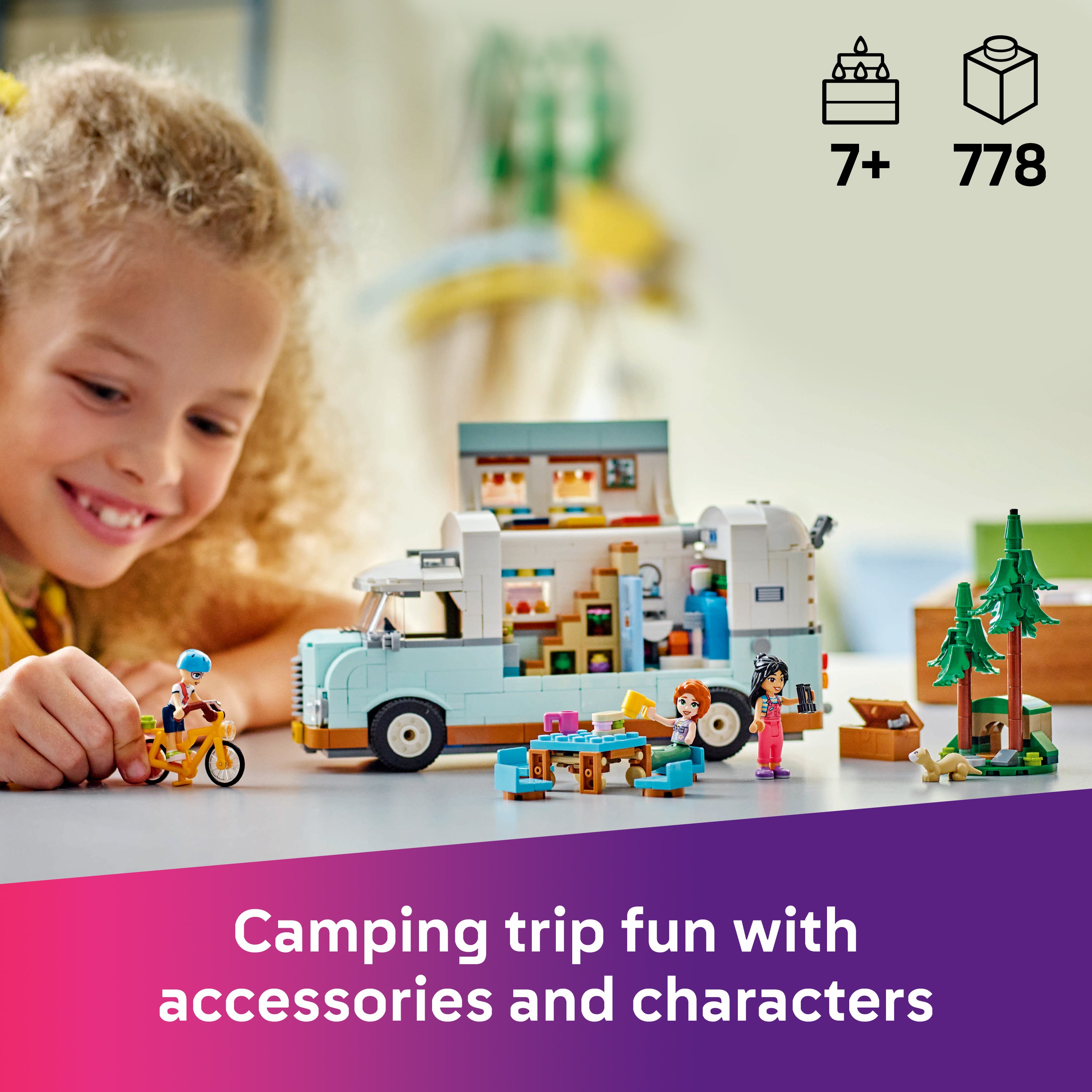 LEGO Friends 42663 Friendship Camper Van Adventure