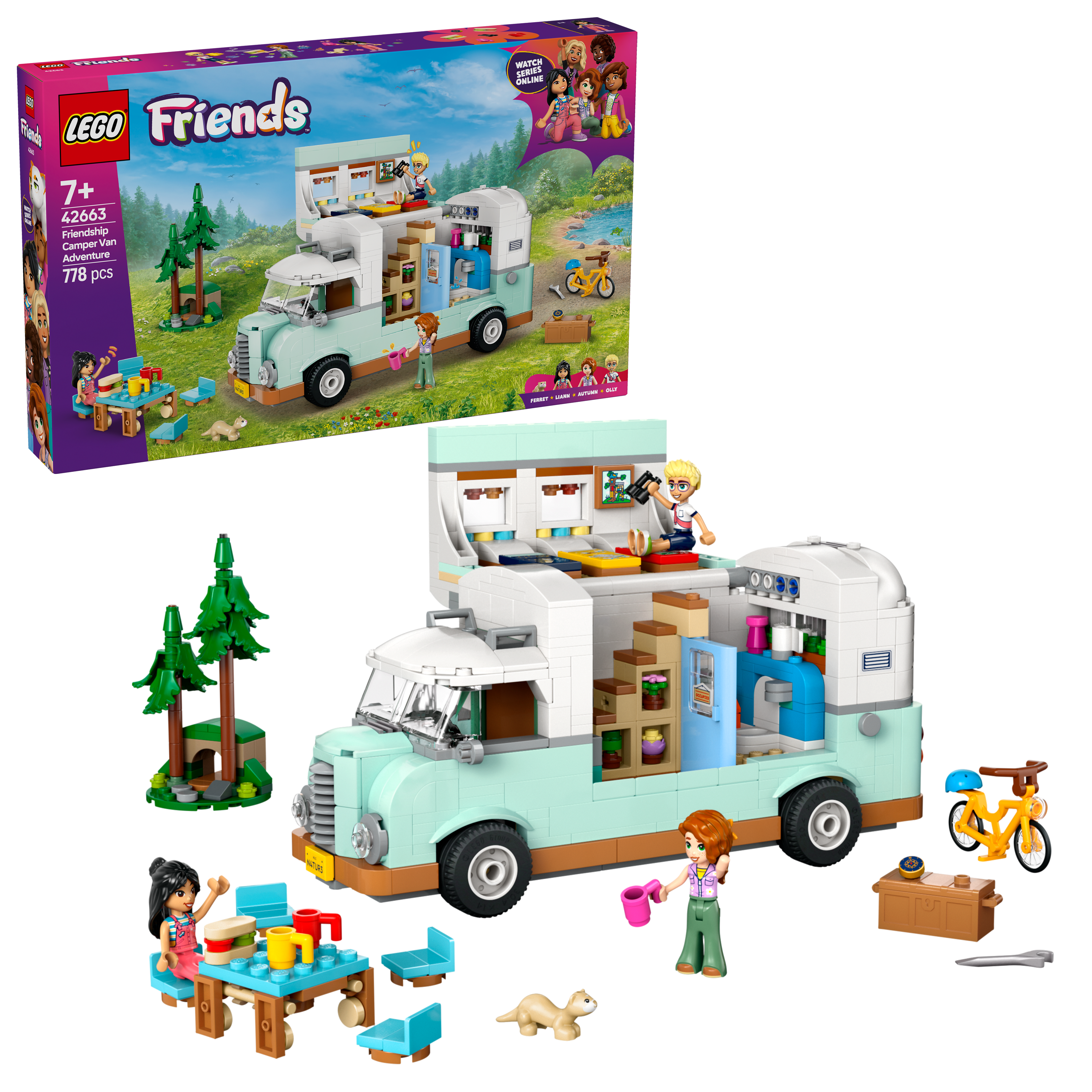 LEGO Friends 42663 Friendship Camper Van Adventure