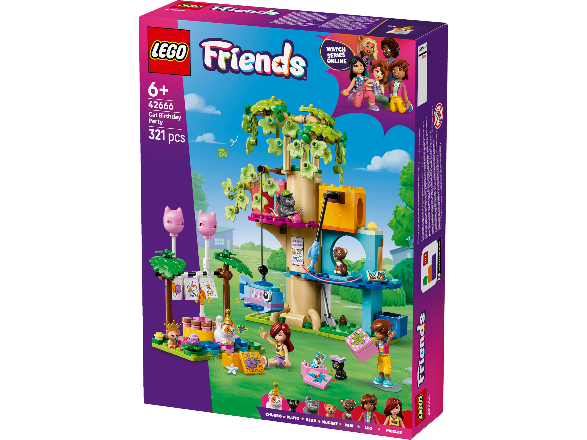 Lego 42666 Cat Birthday Party & Tree House