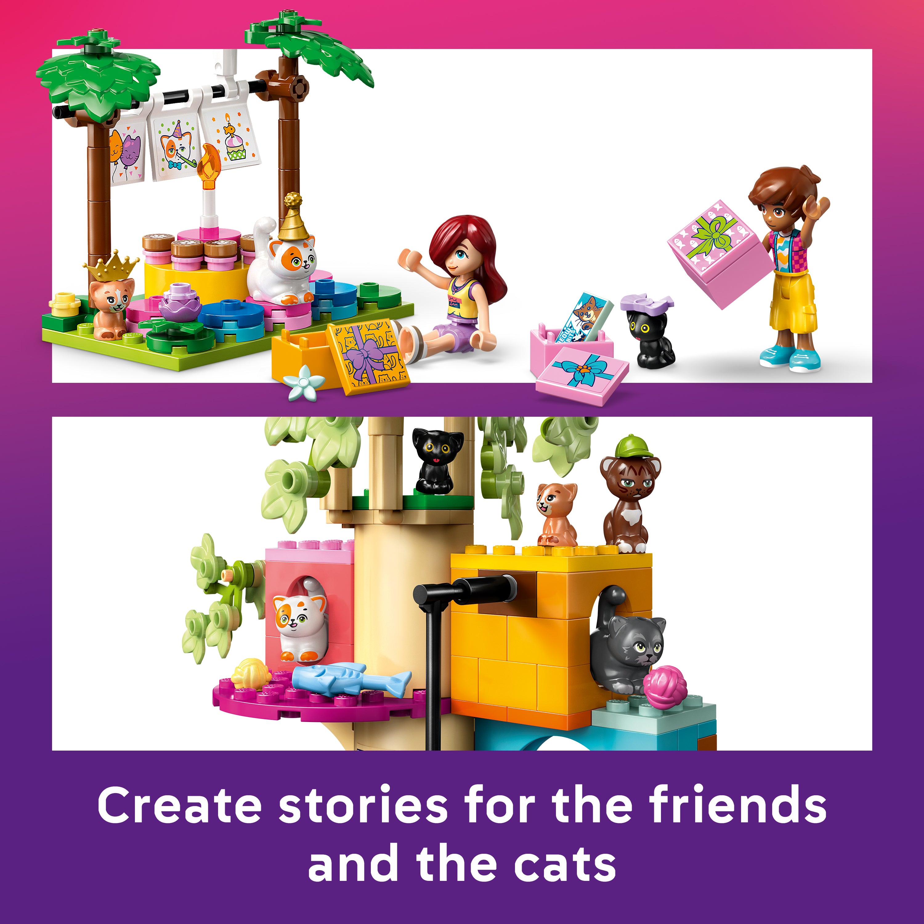 Lego 42666 Cat Birthday Party & Tree House