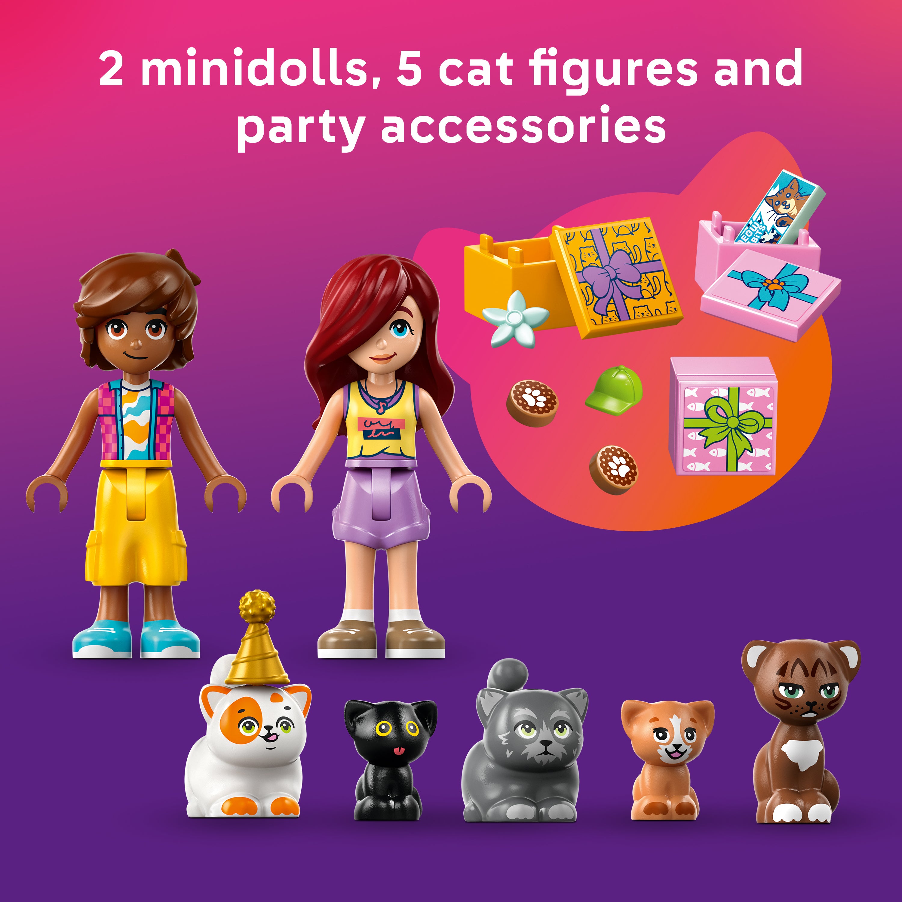 Lego 42666 Cat Birthday Party & Tree House