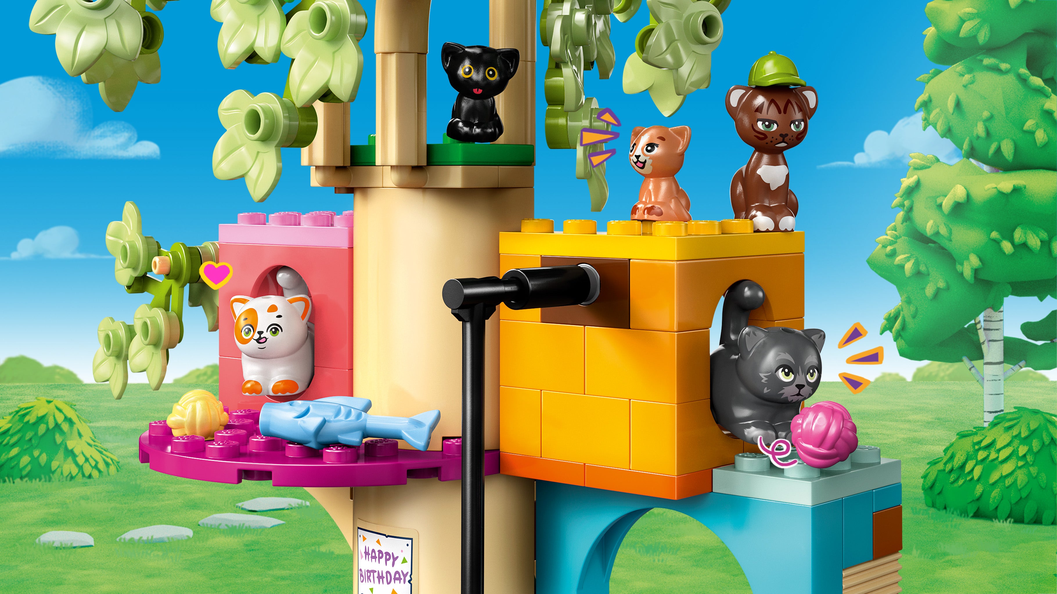 Lego 42666 Cat Birthday Party & Tree House