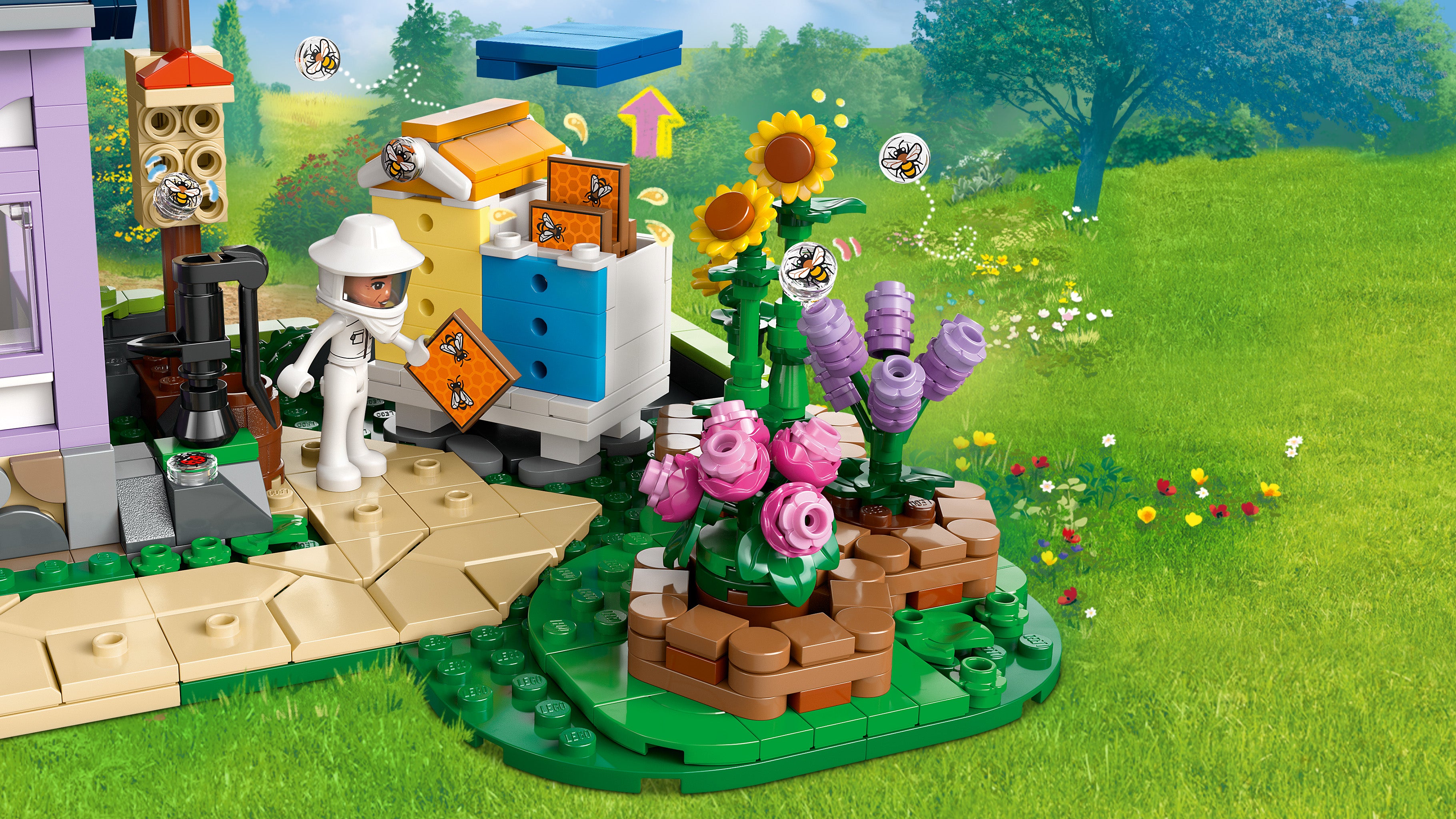 LEGO Friends 42669 Beekeepers' House and Flower Garden