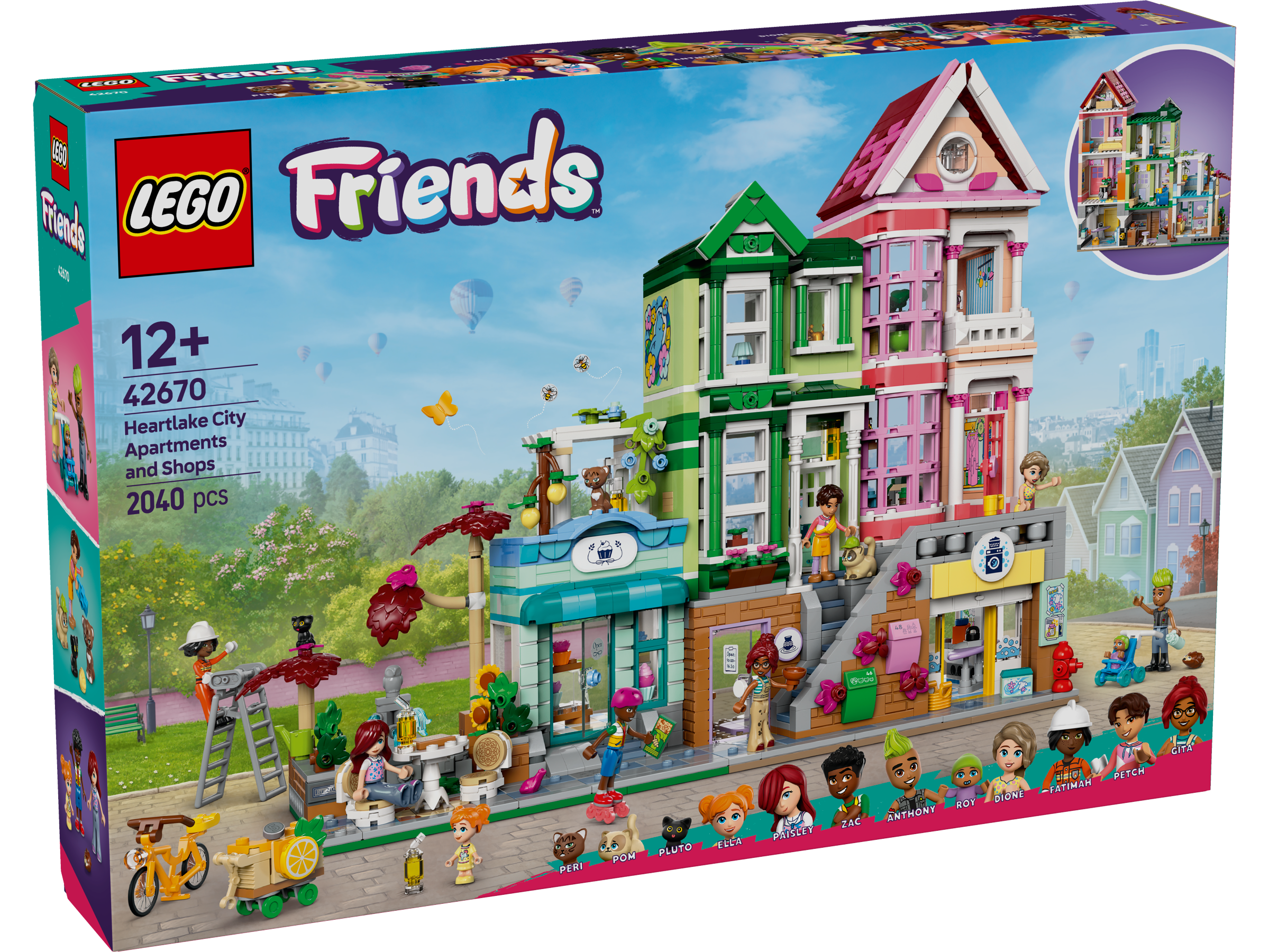 LEGO Friends 42670 Heartlake City Apartments and Stores