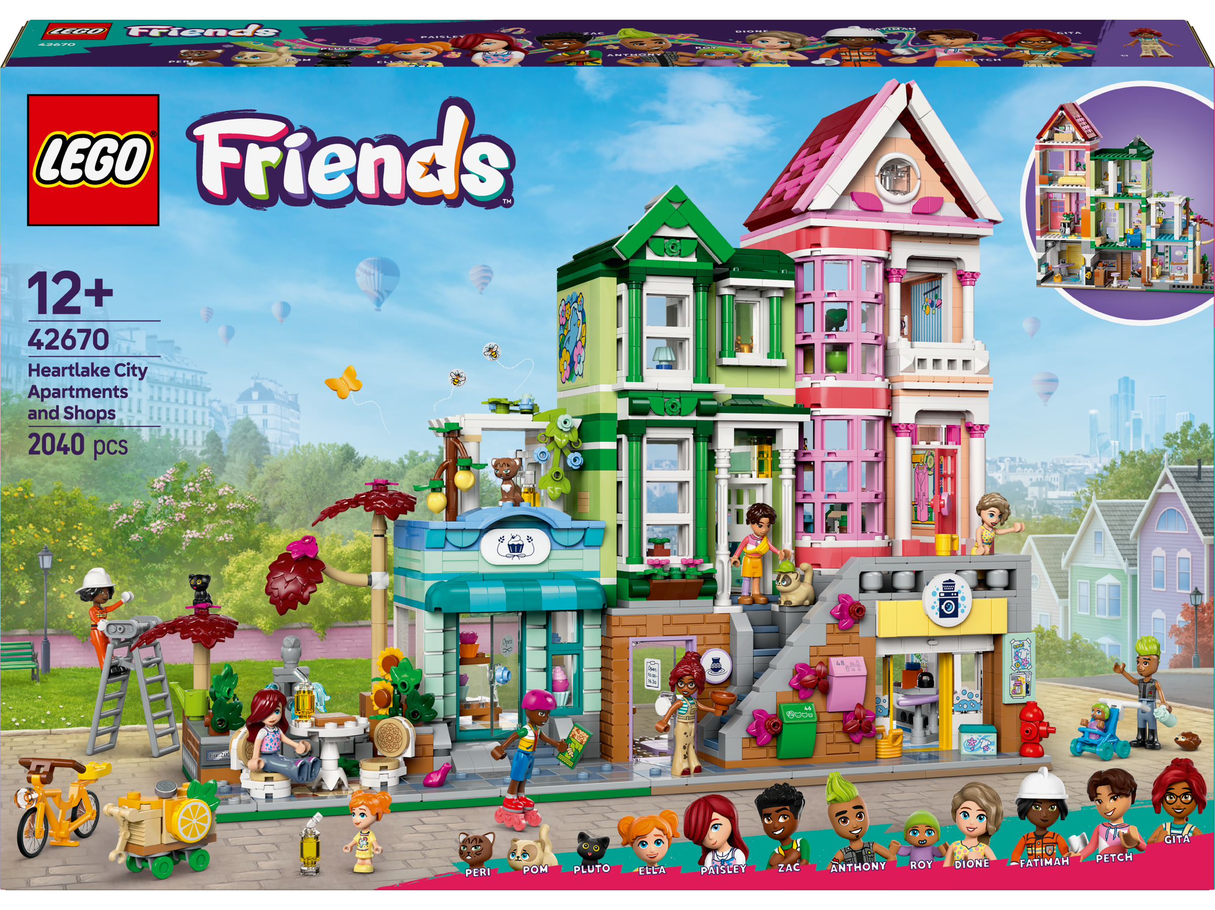 LEGO Friends 42670 Heartlake City Apartments and Stores