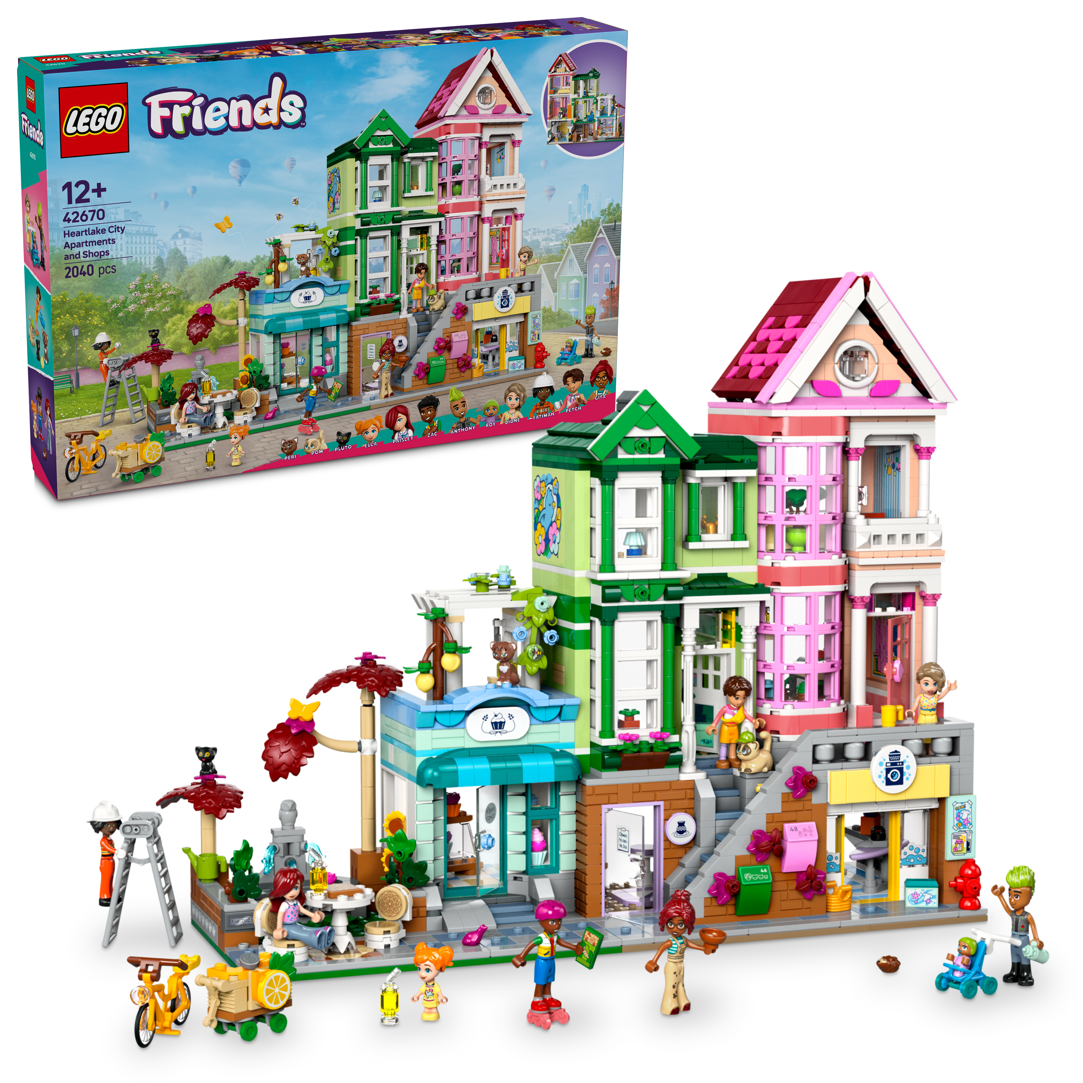 LEGO Friends 42670 Heartlake City Apartments and Stores