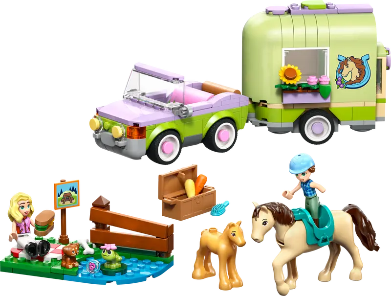 Lego 42695 Horse & Baby Foal Trailer