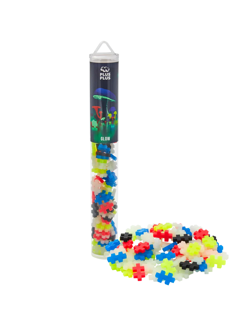 Plus-Plus Glow Colourmix - 100 Pcs