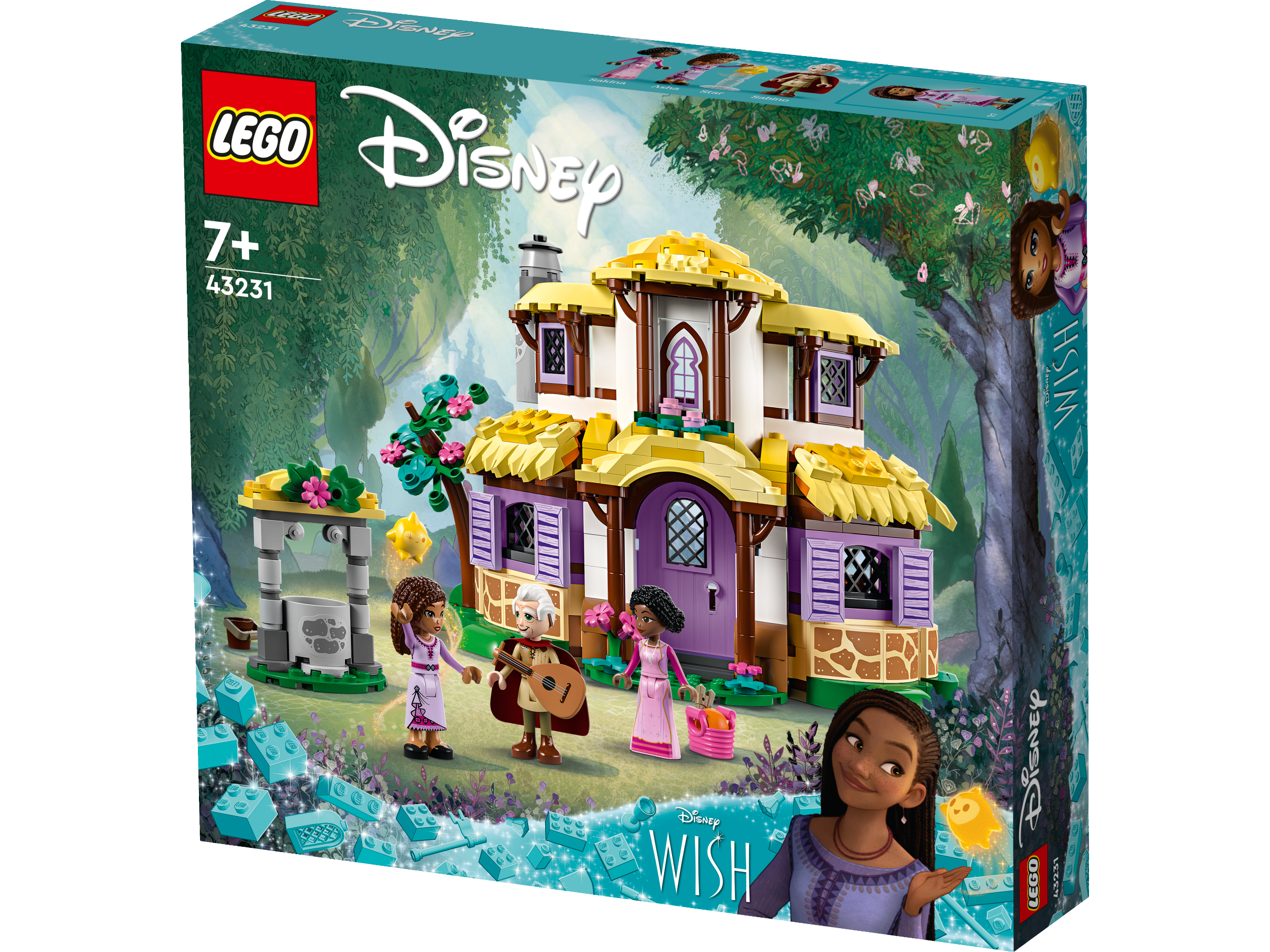 Lego 43231 Disney Wish Ashas Cottage Building