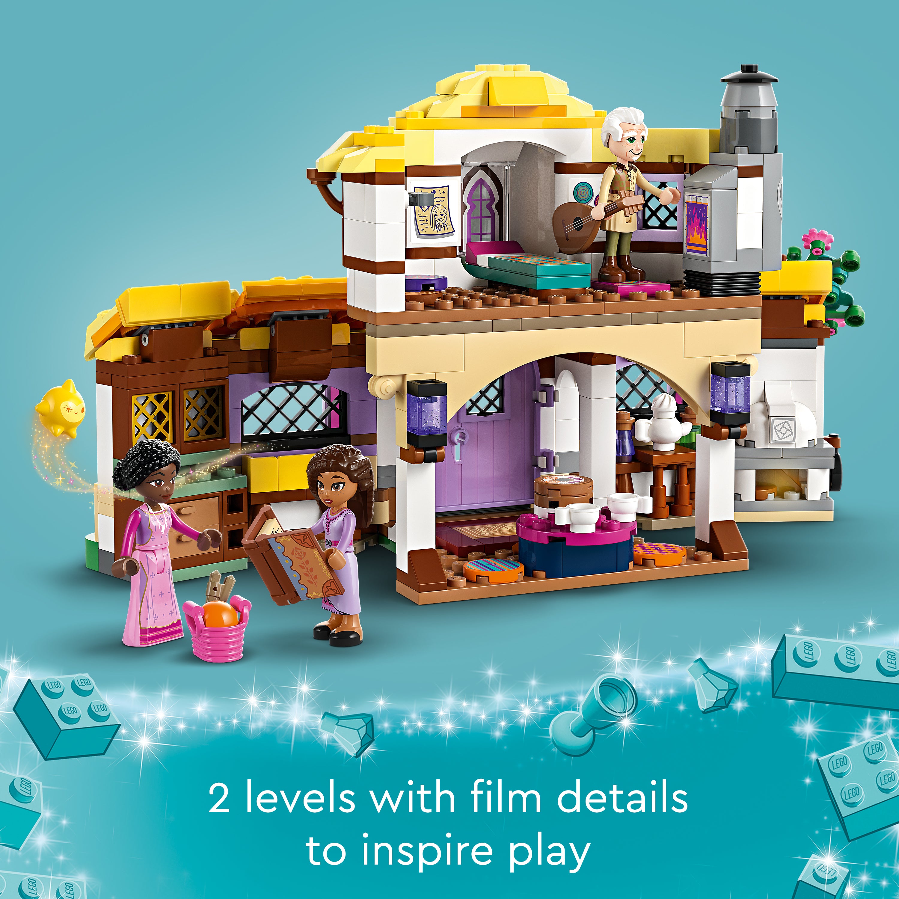 Lego 43231 Disney Wish Ashas Cottage Building