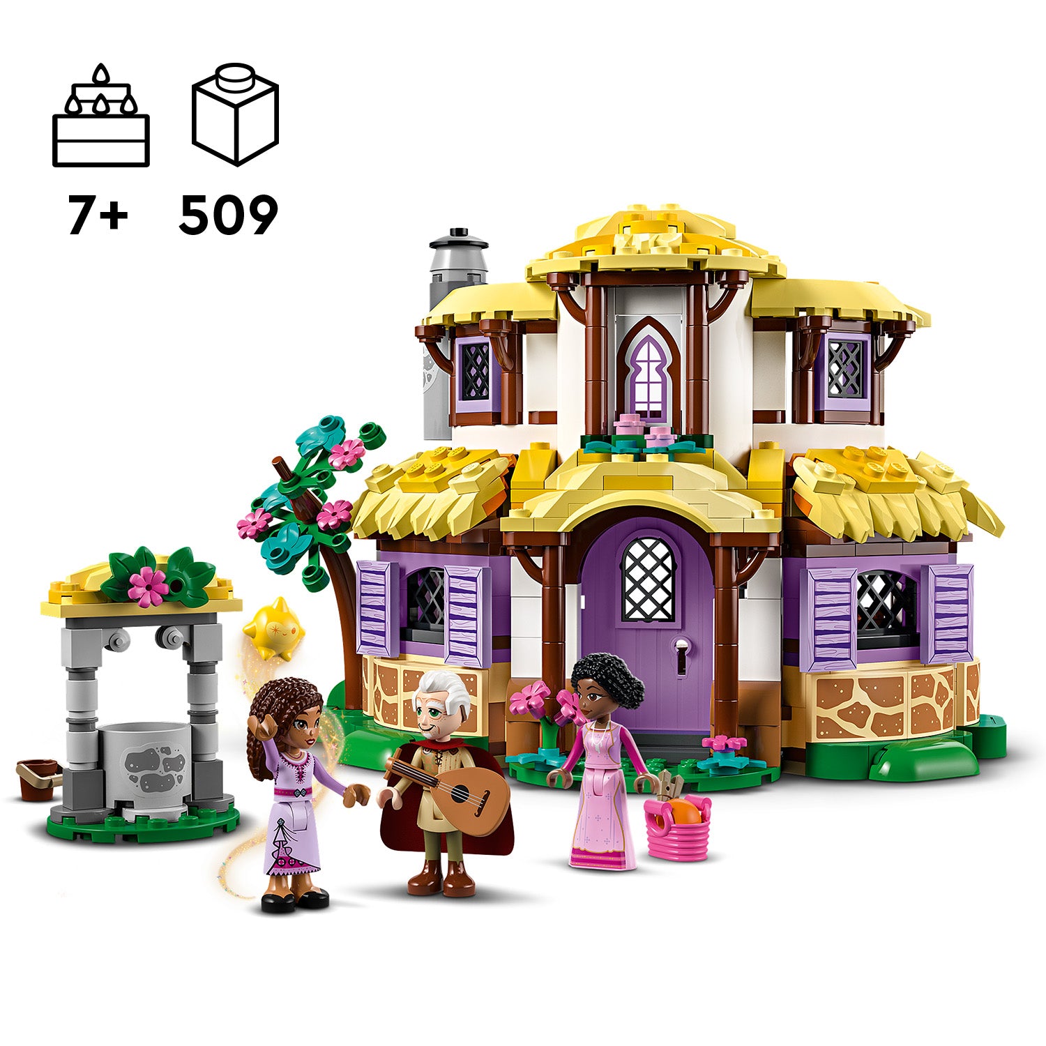 Lego 43231 Disney Wish Ashas Cottage Building