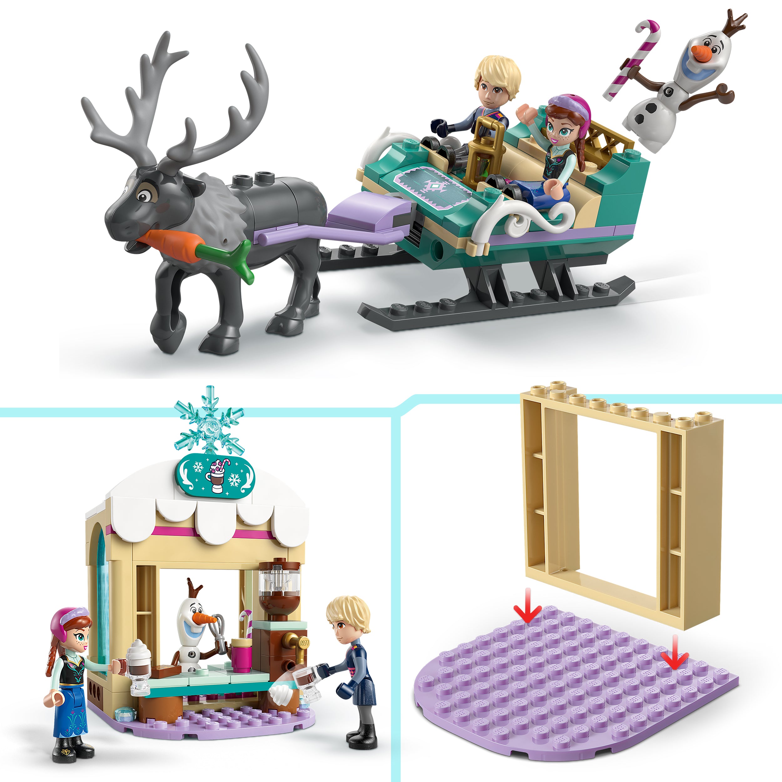 LEGO Disney 43256 Annas Sleigh Adventure