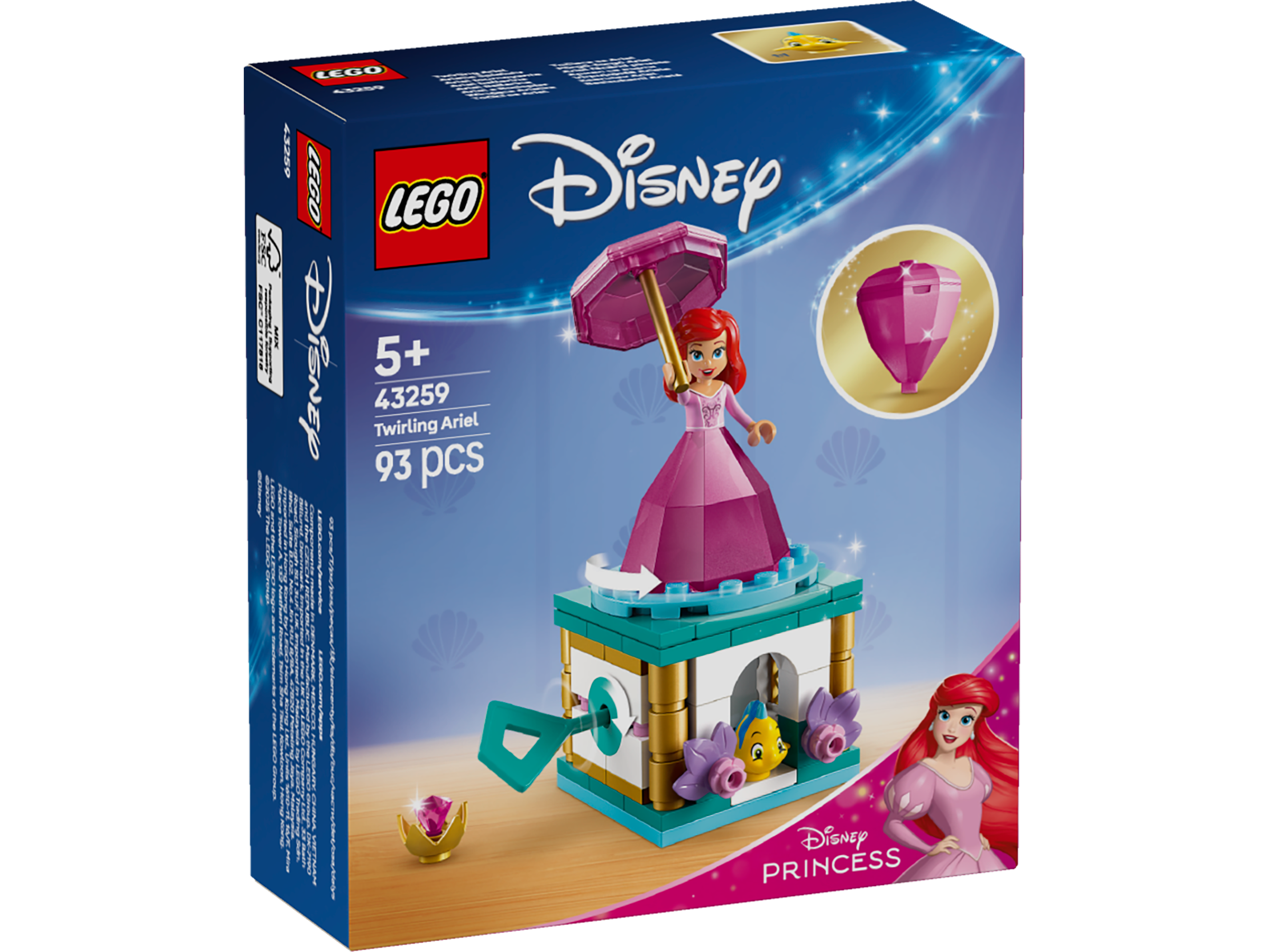 LEGO Disney 43259 Twirling Ariel