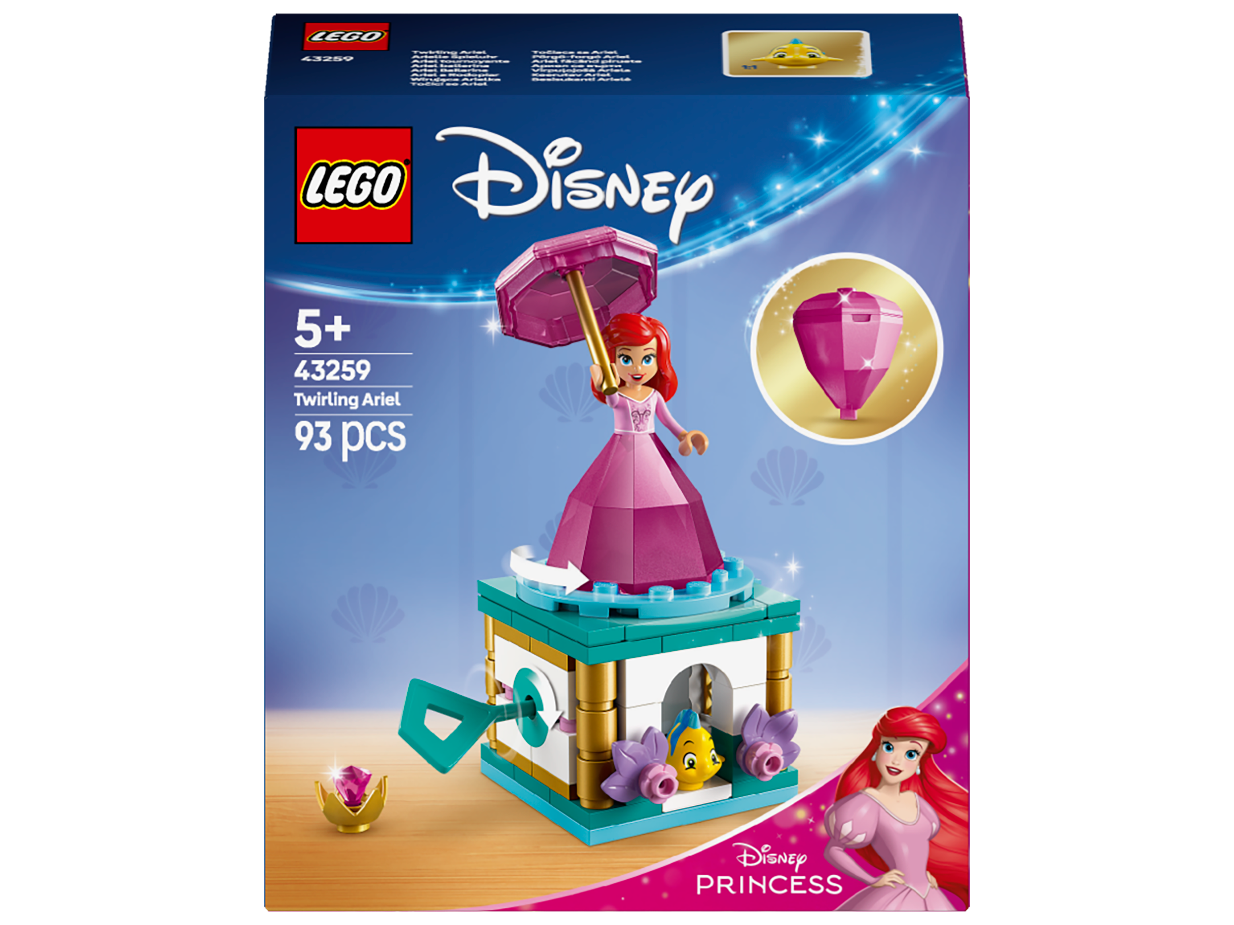 LEGO Disney 43259 Twirling Ariel