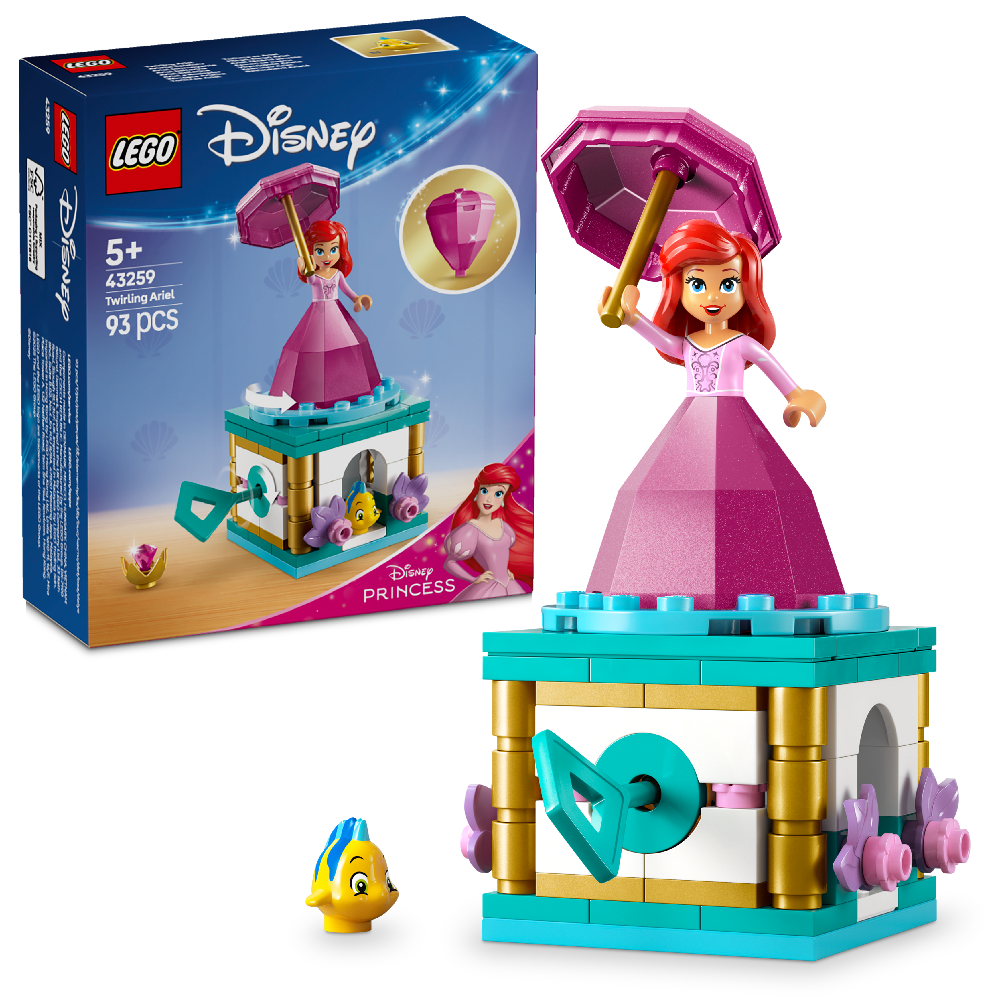 LEGO Disney 43259 Twirling Ariel