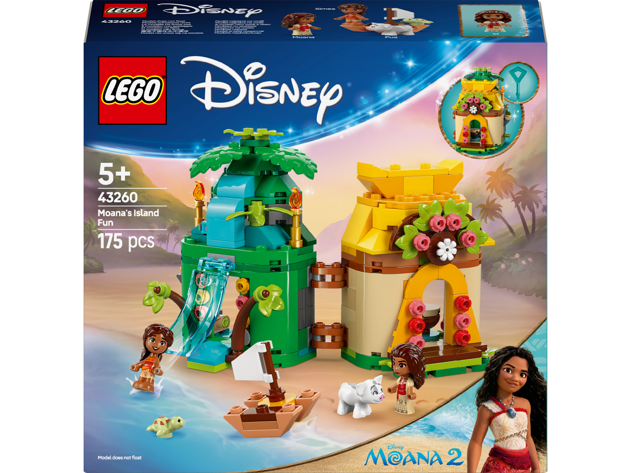 LEGO Disney 43260 Moana's Island Fun