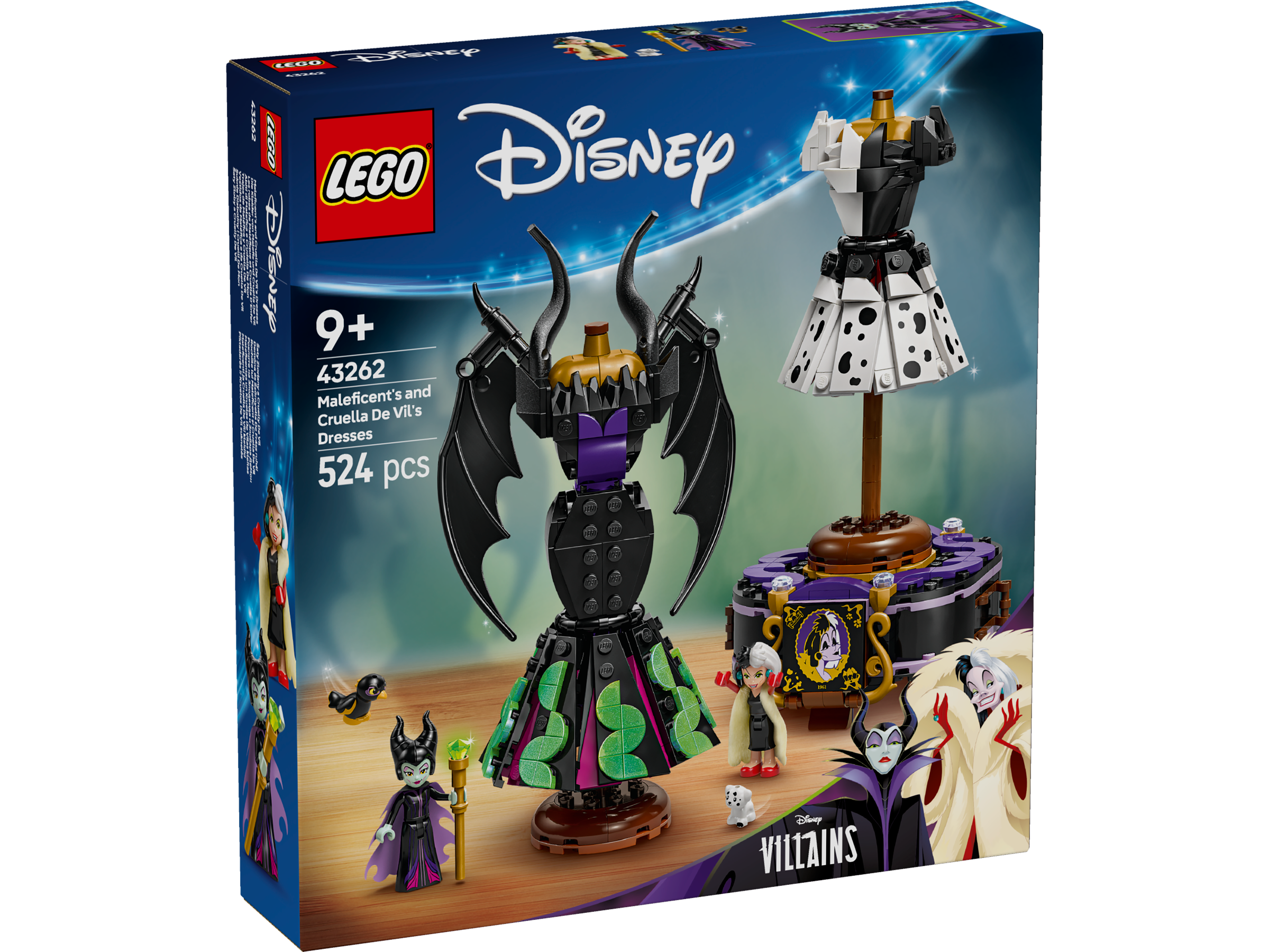 Lego 43262 Maleficents and Cruella De Vils Dresses