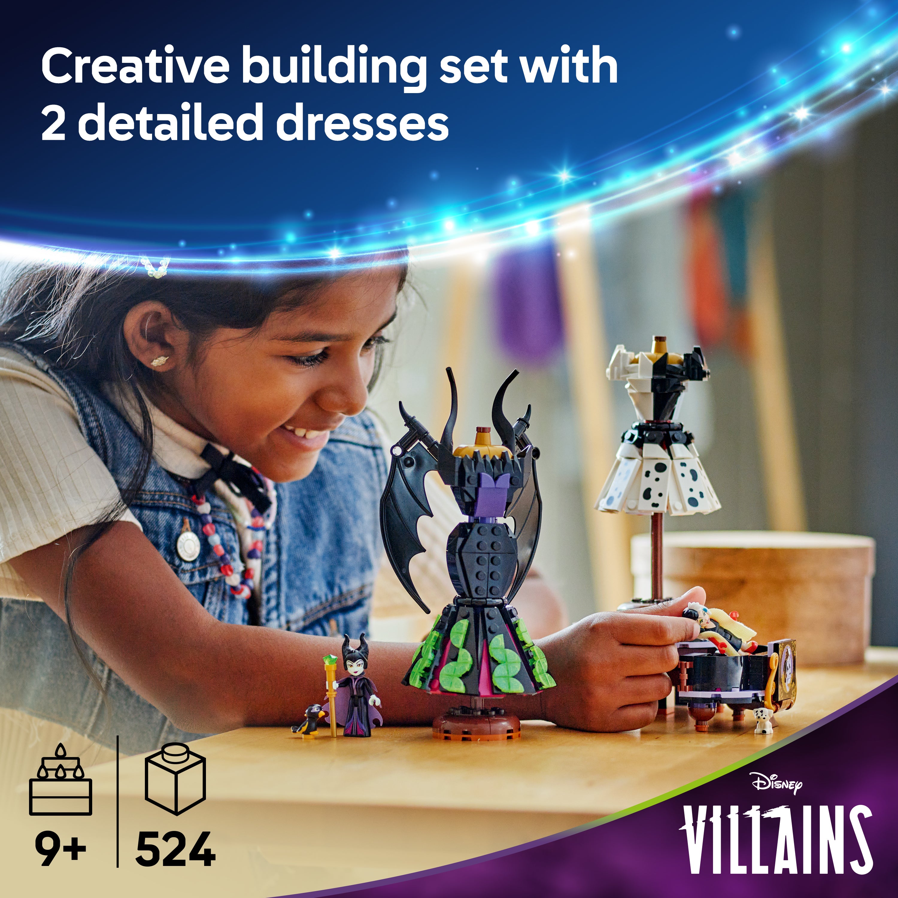 Lego 43262 Maleficents and Cruella De Vils Dresses