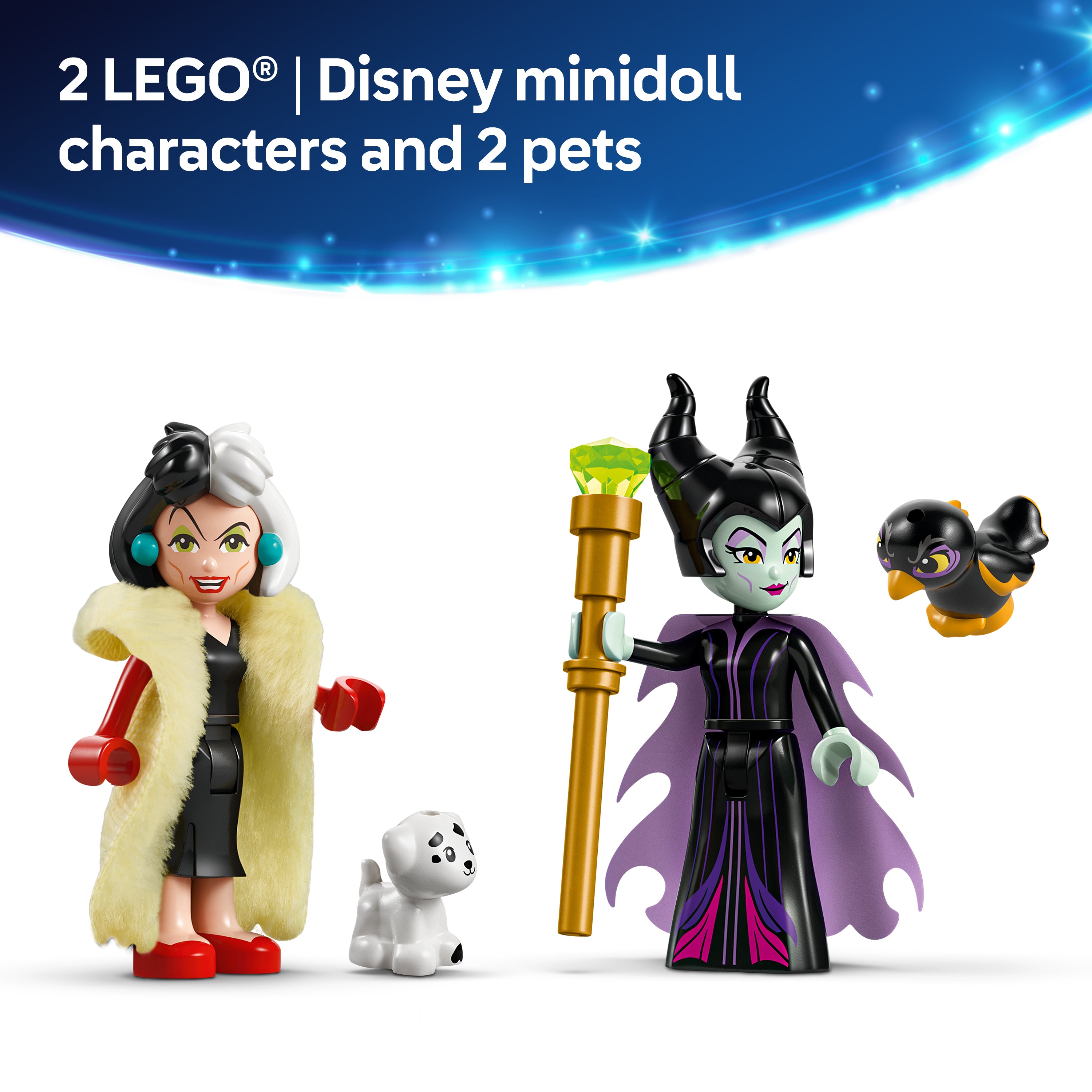 Lego 43262 Maleficents and Cruella De Vils Dresses