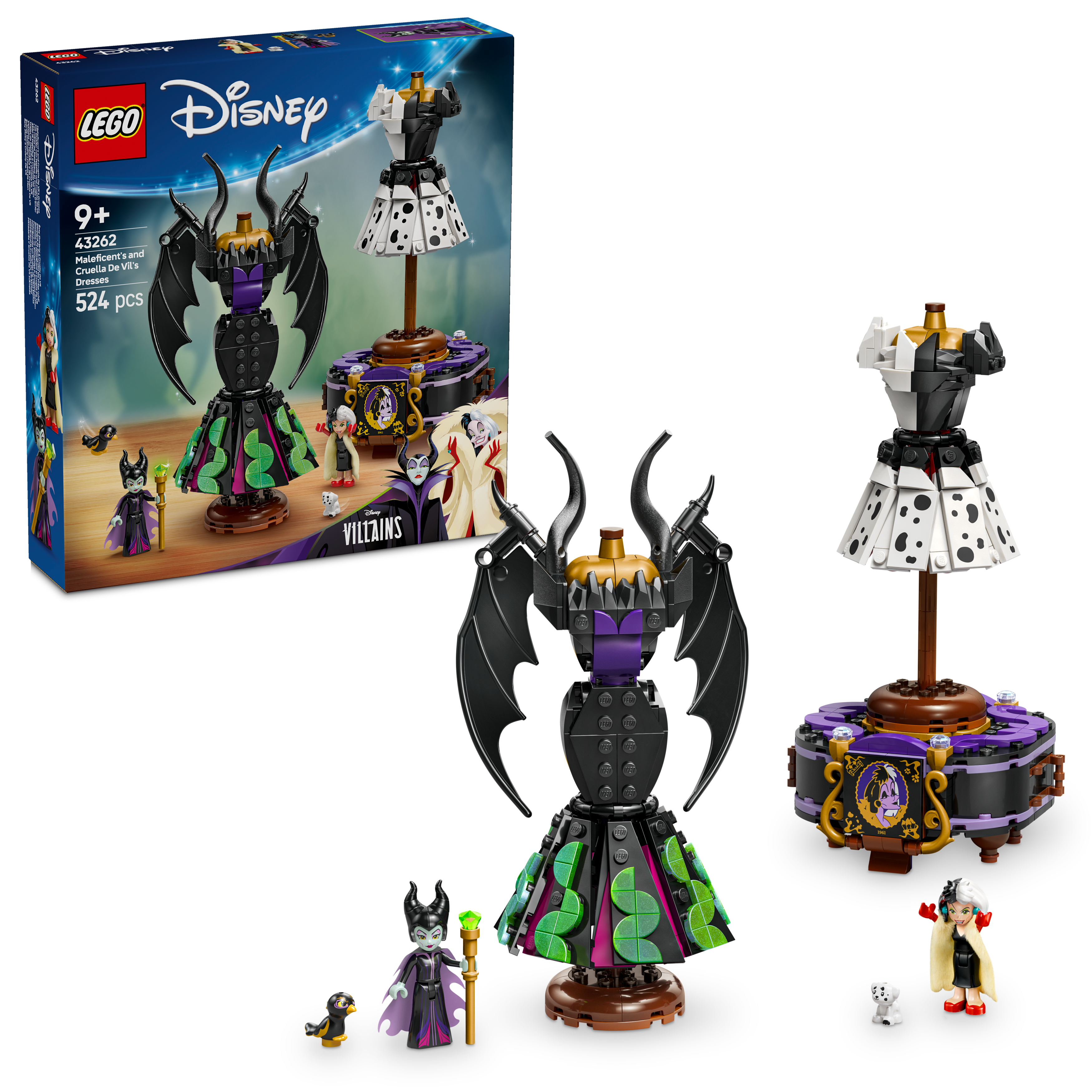 Lego 43262 Maleficents and Cruella De Vils Dresses