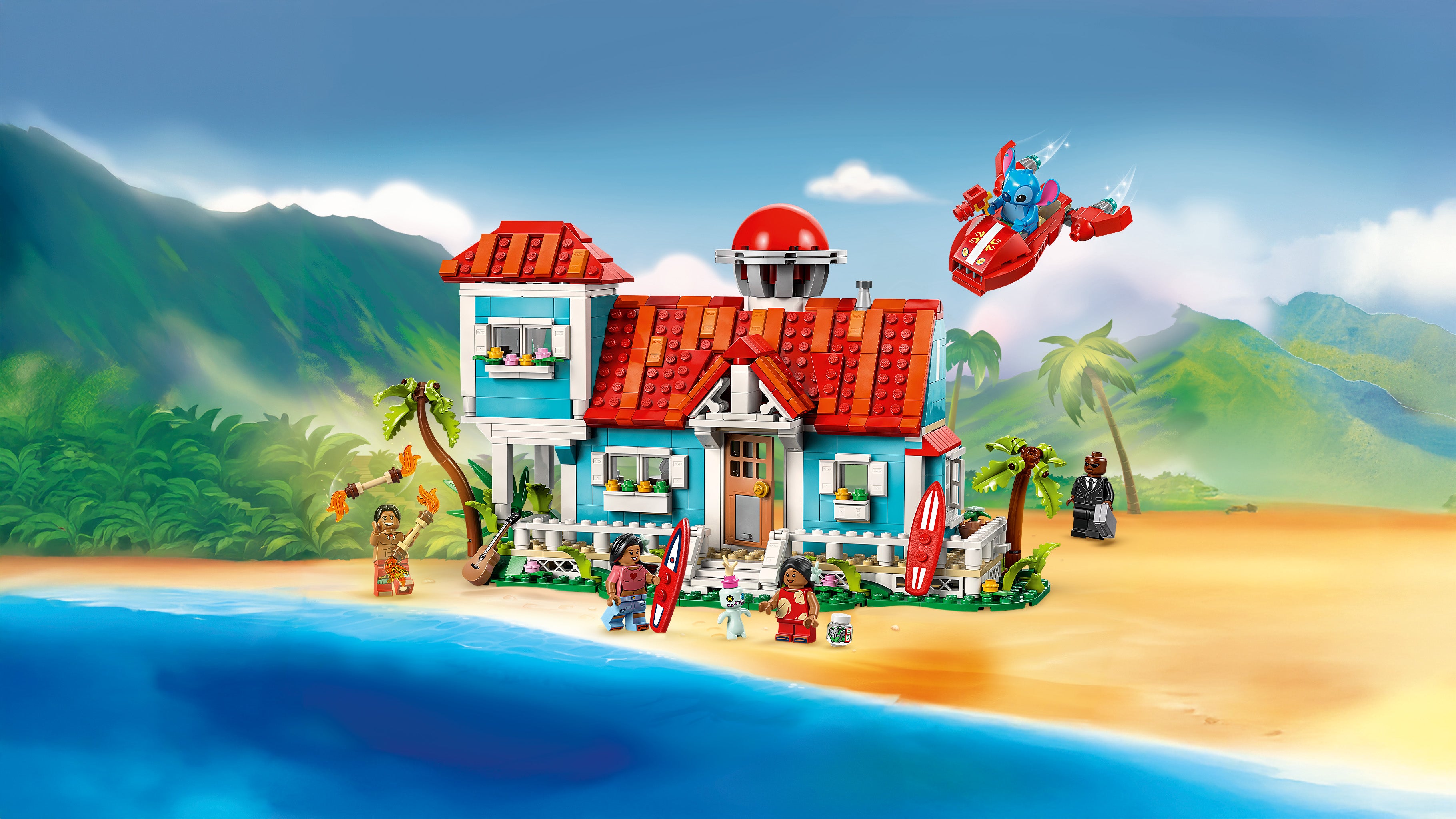 Lego 43268 Lilo and Stitch Beach House - Main Image