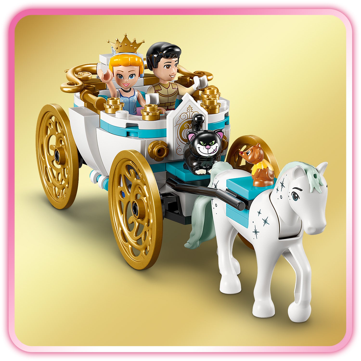 LEGO Disney 43275 Cinderella's Castle & Horse Carriage