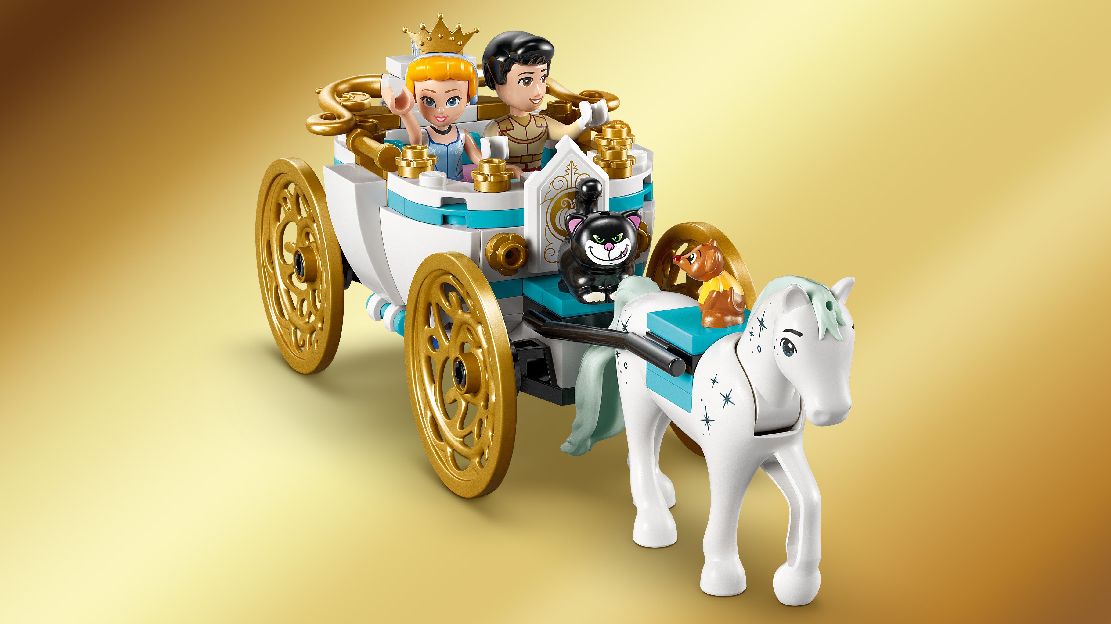 LEGO Disney 43275 Cinderella's Castle & Horse Carriage