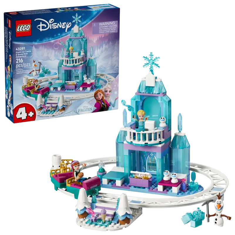Lego 43281 Elsas Ice Castle & Snow Ride Adventure