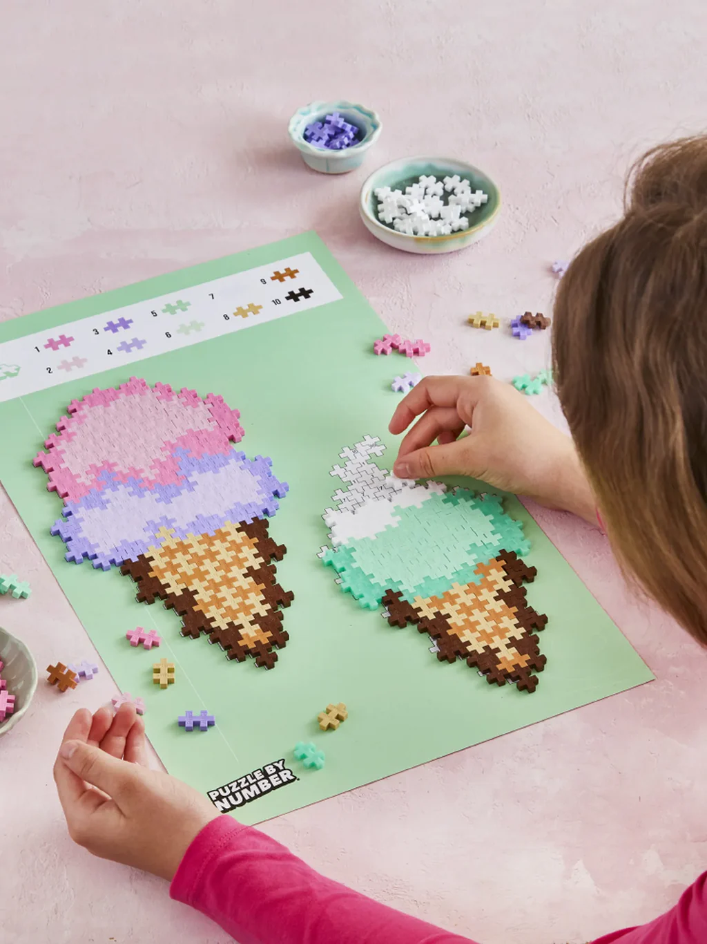 Plus-Plus Ice Cream Cones 250 Piece Set