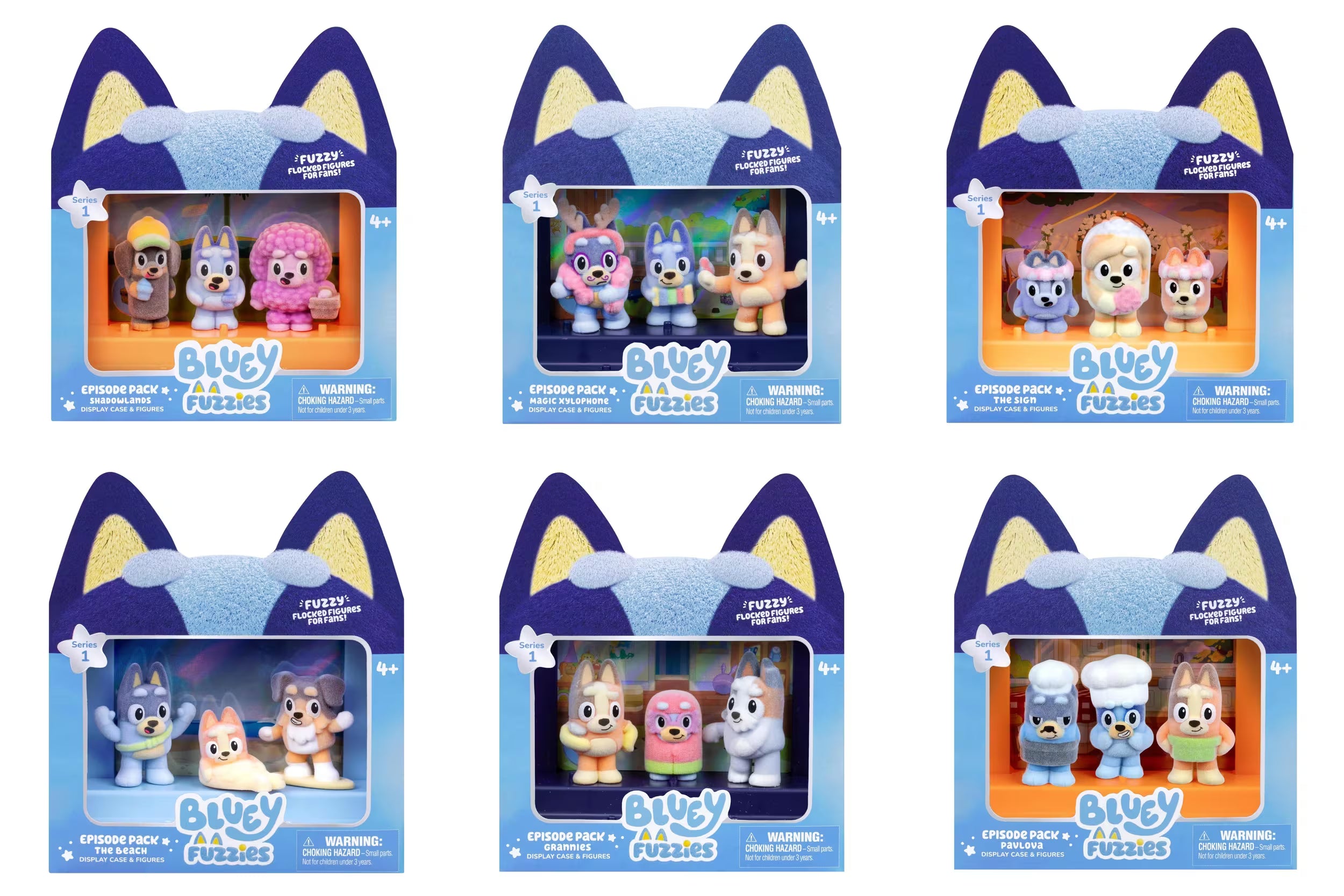Bluey Fuzzies Episode Pack Wave 1