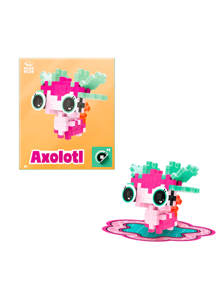 Plus-Plus Pet Packets - Axolotl Pink