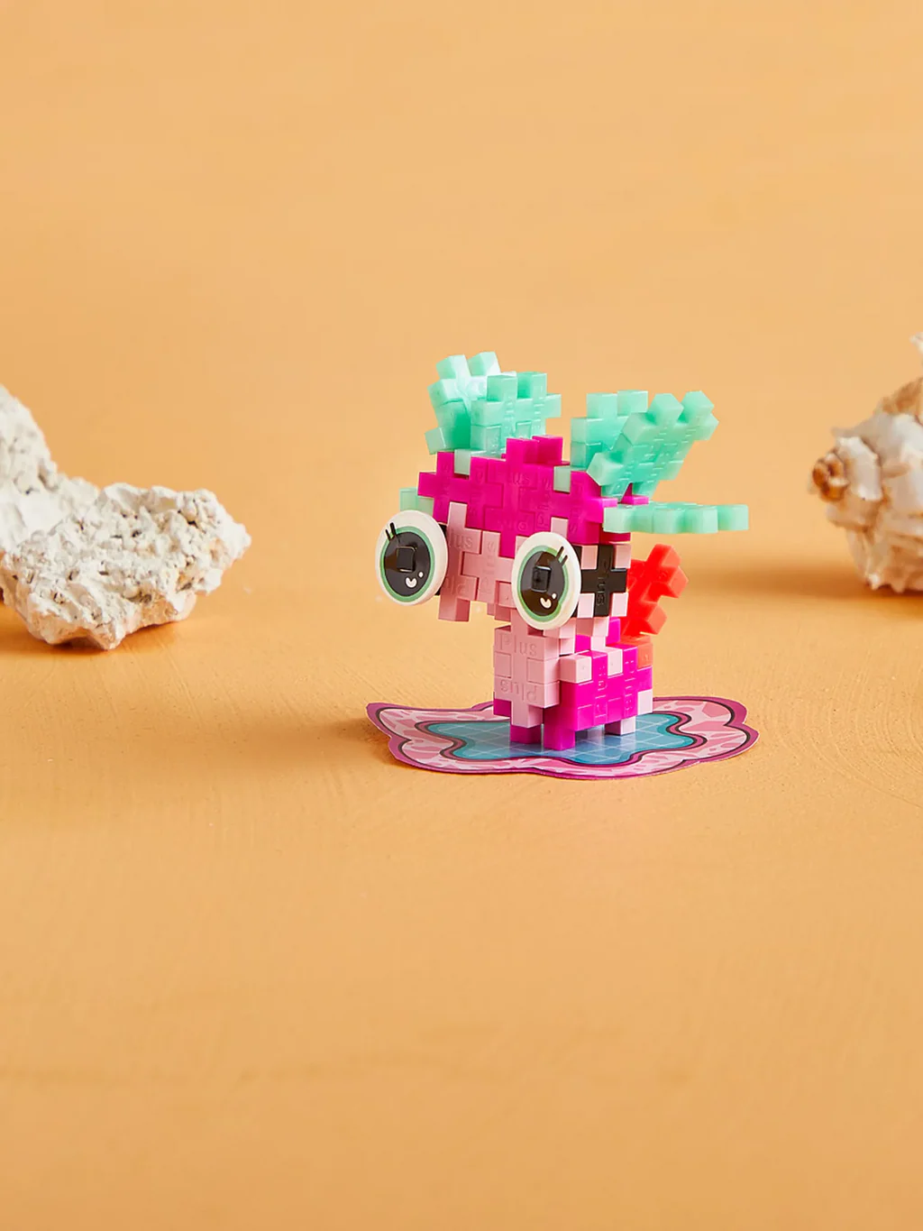 Plus-Plus Pet Packets - Axolotl Pink