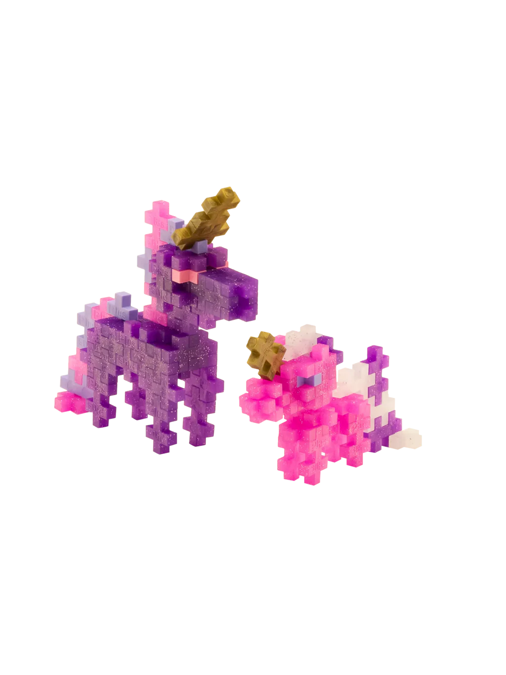 Plus-Plus Glitter Unicorns 100 Piece Tube