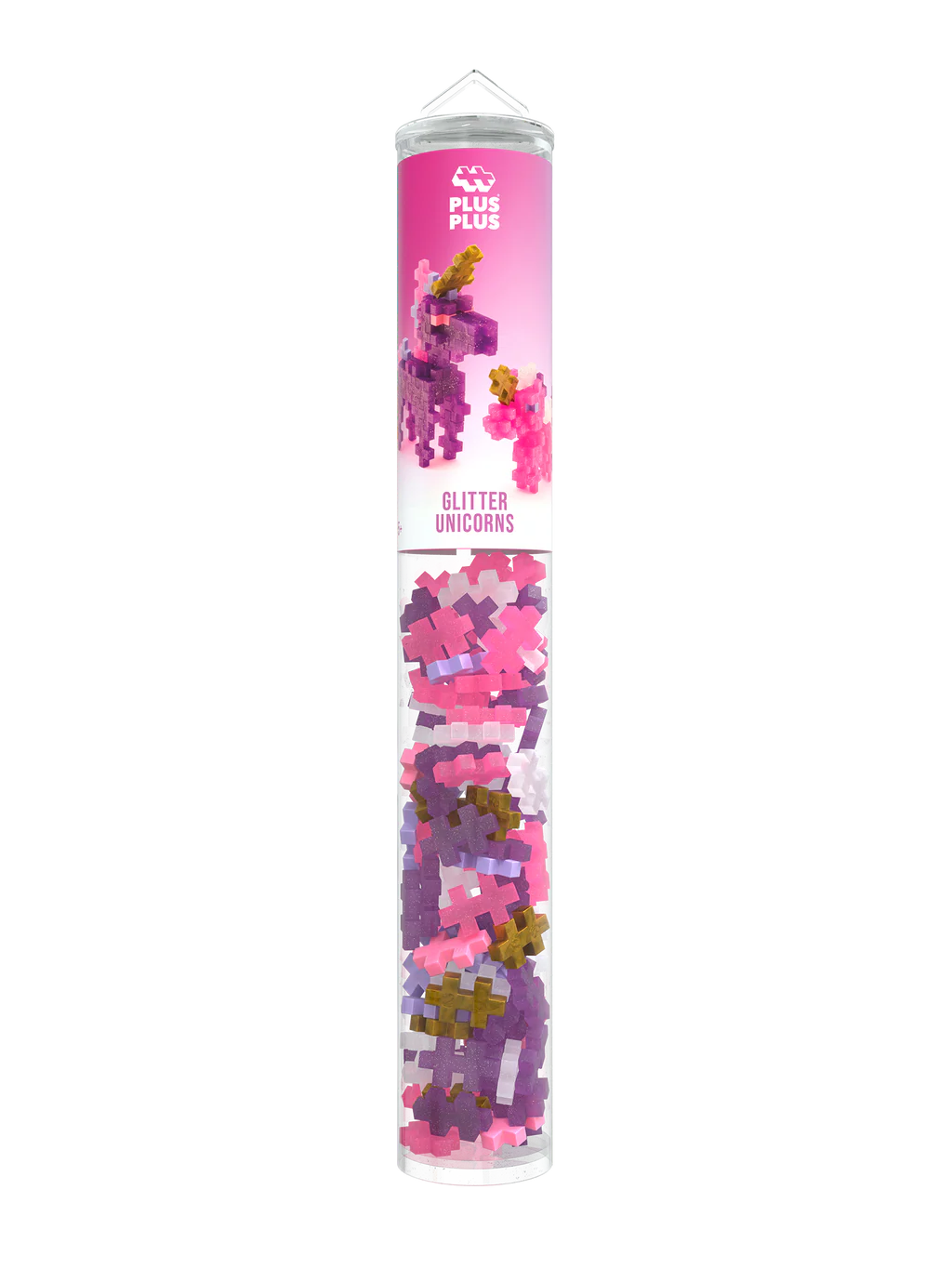 Plus-Plus Glitter Unicorns 100 Piece Tube