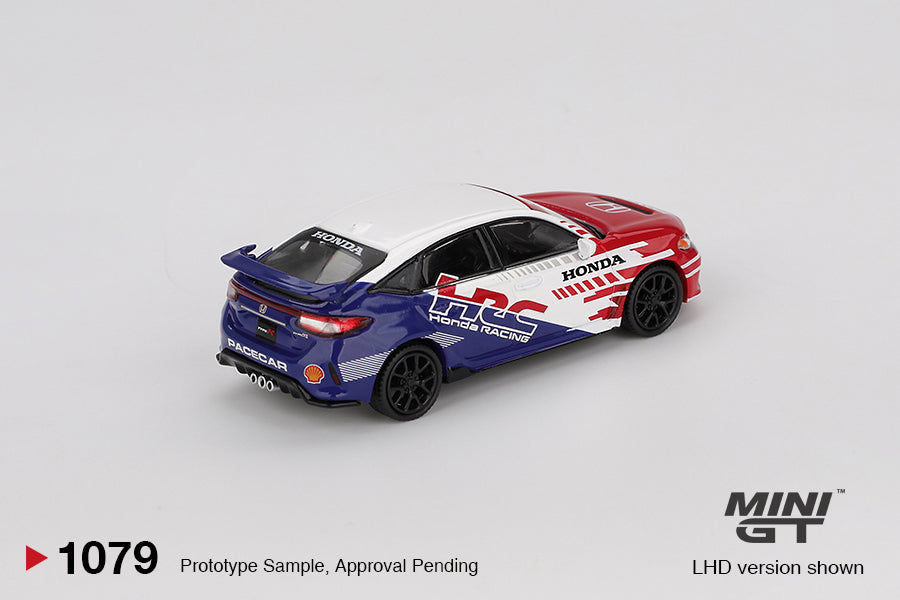 Mini GT Honda Civic TYPE R 2024 Pace Car HRC 1:64 Die Cast
