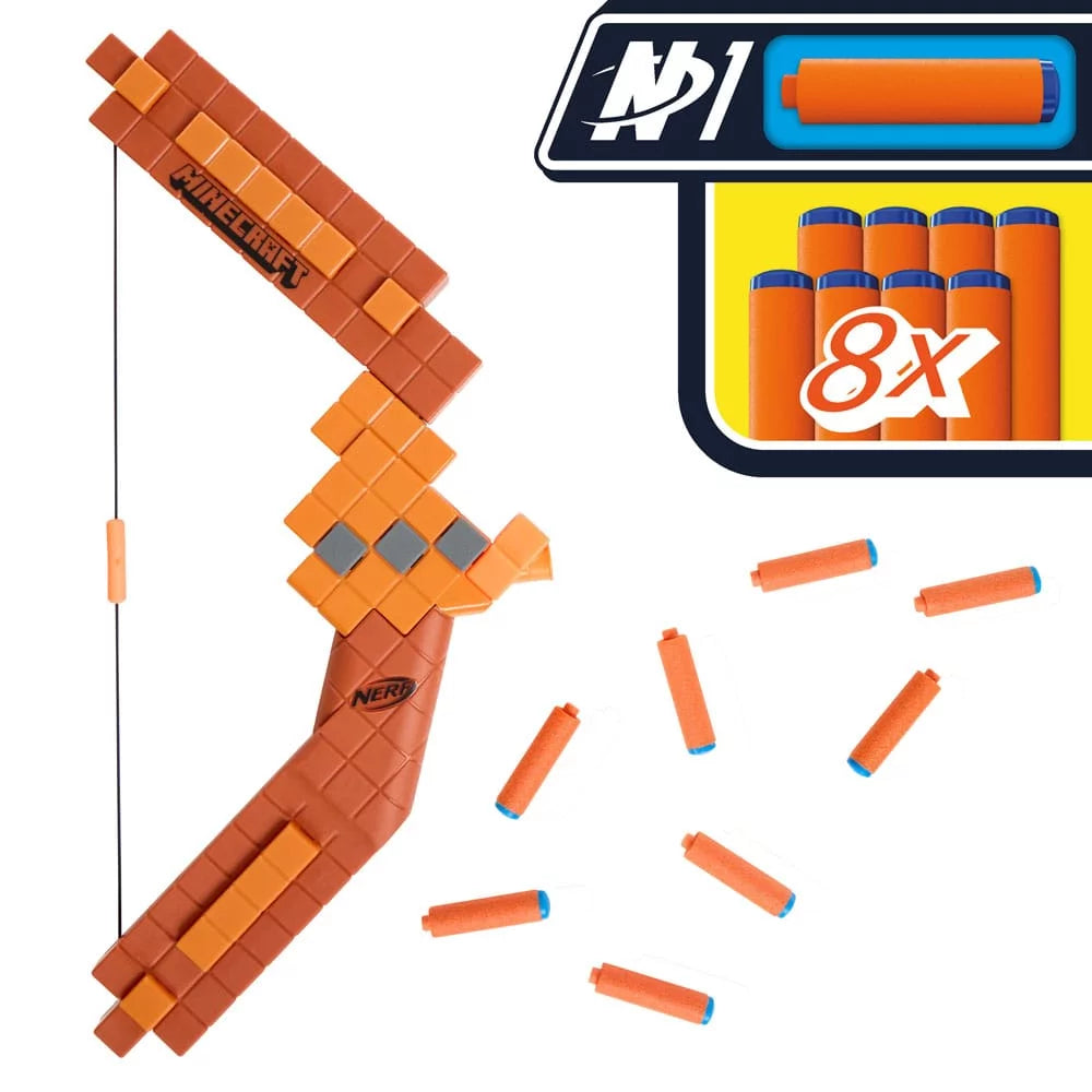 Nerf Minecraft Bow Dart Blaster