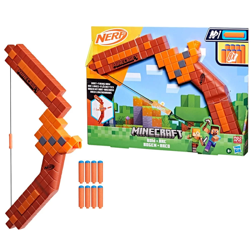 Nerf Minecraft Bow Dart Blaster