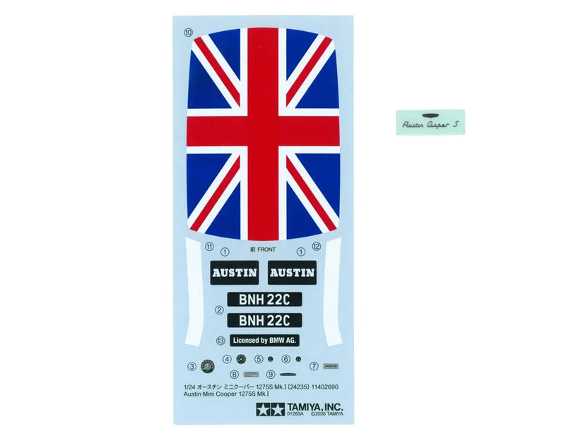 TAMIYA 1/24 Austin Mini Cooper 1275S
