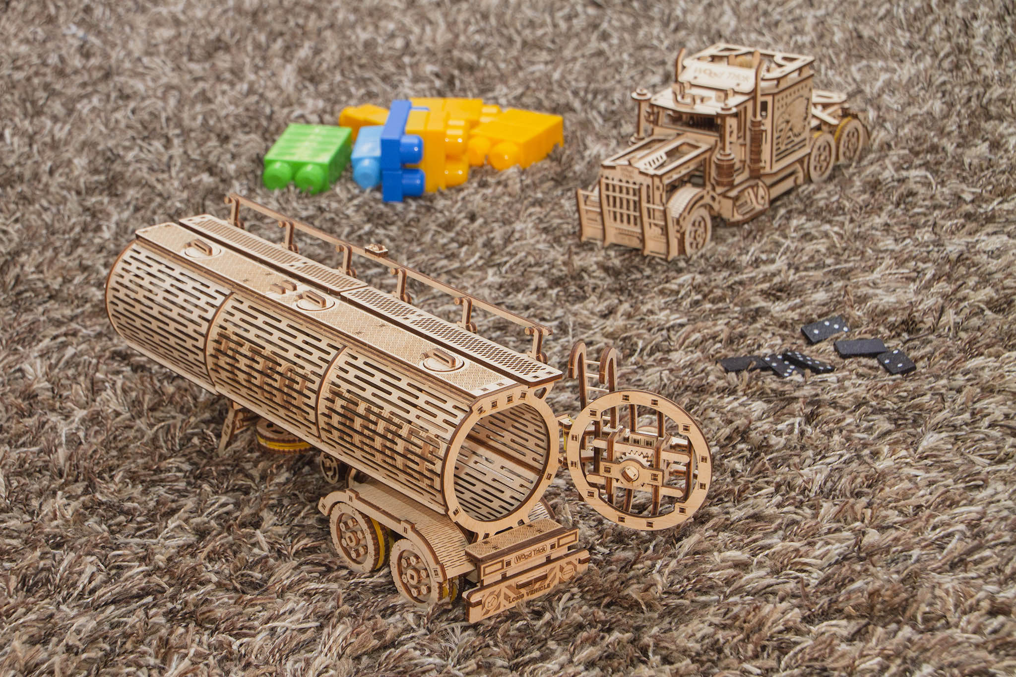 Wood Trick Tank Trailer 3D Set