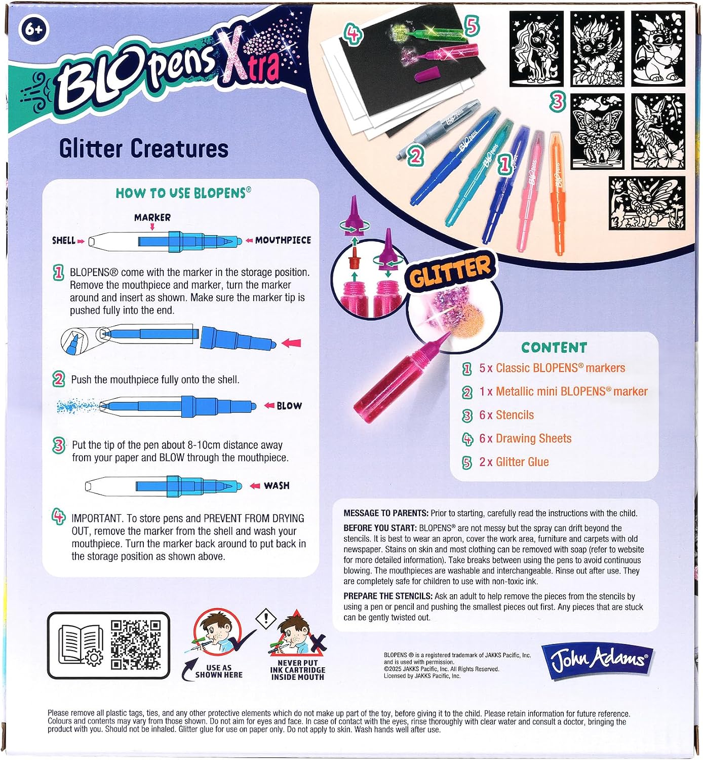 BLOPENS® X-TRA Glitter Creatures