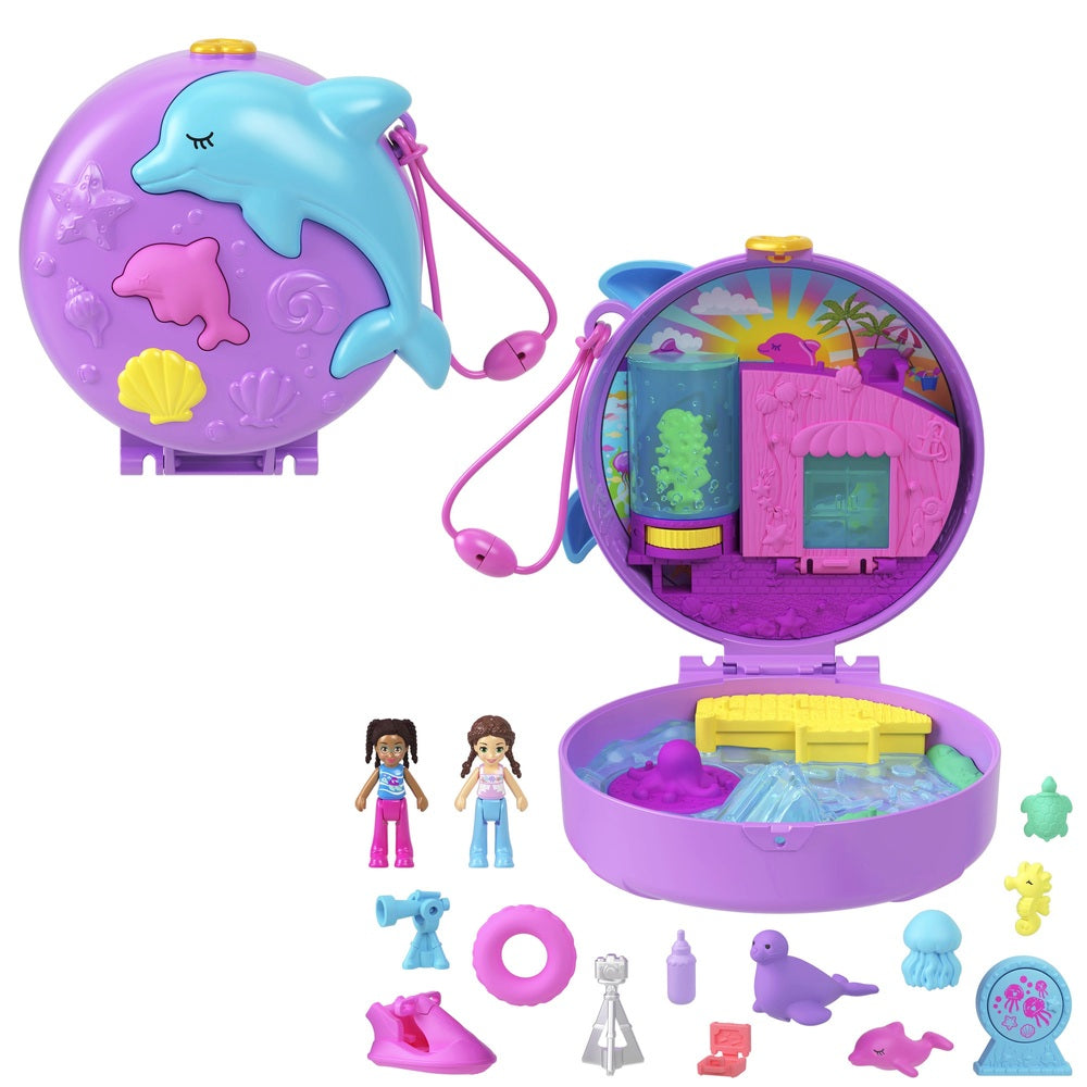 Polly Pocket Dolphin Rescue & Play Compact