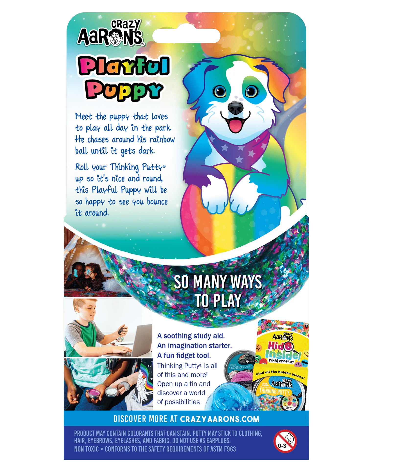 Crazy Aarons Trendsetters Putty Playful Puppy