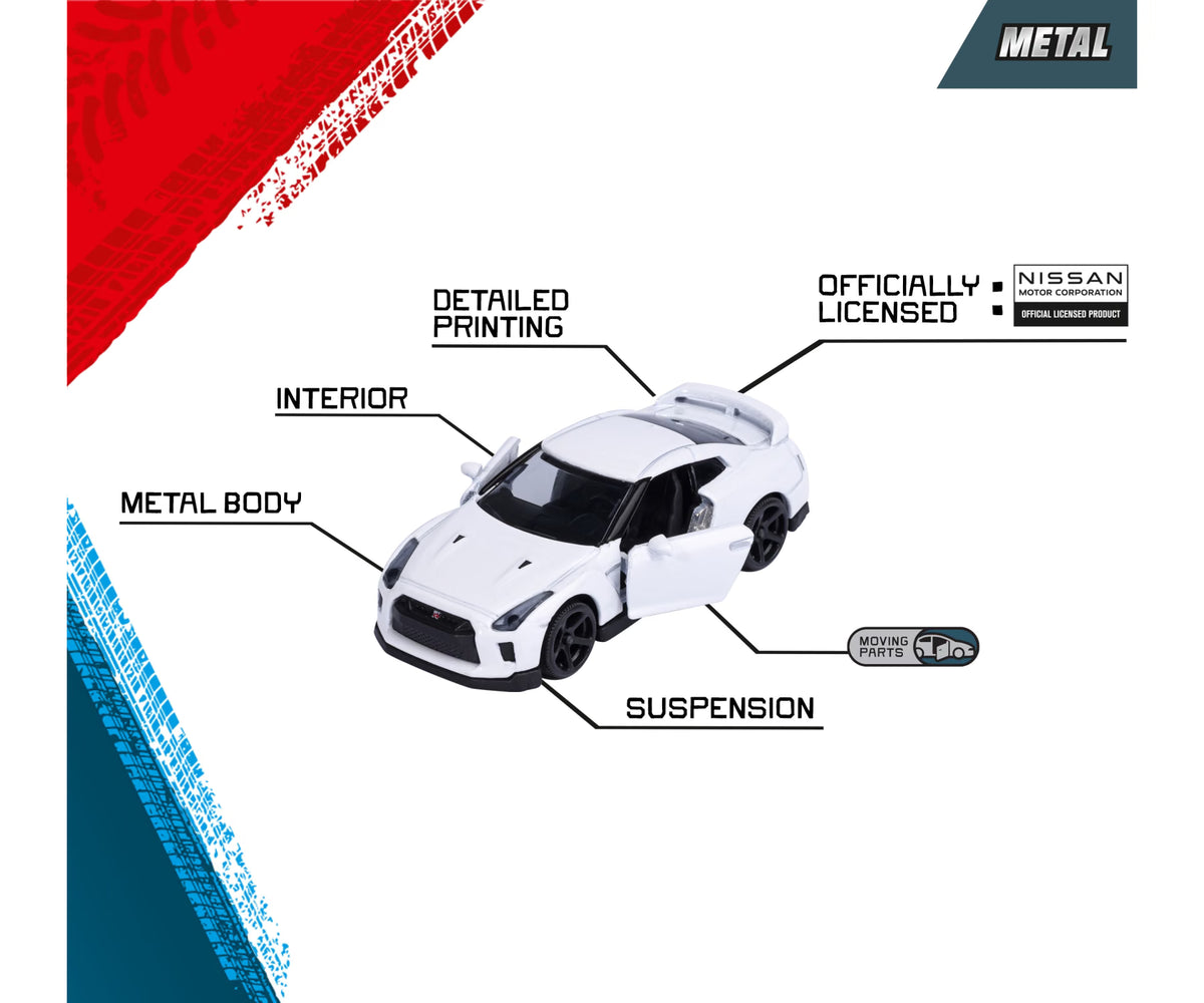 Majorette Nissan 5 Piece Vehicle Gift Set