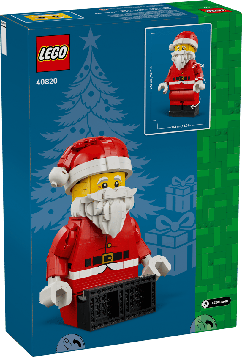 Lego 40820 Up-Scaled Santa Minifigure Set